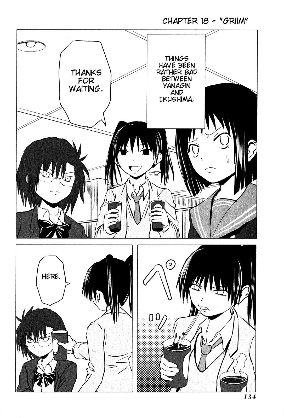 Danshi Koukousei no Nichijou Chapter 94.18 page 1 - Chapter 94.18: Highschool Girls Are Funky - Griim