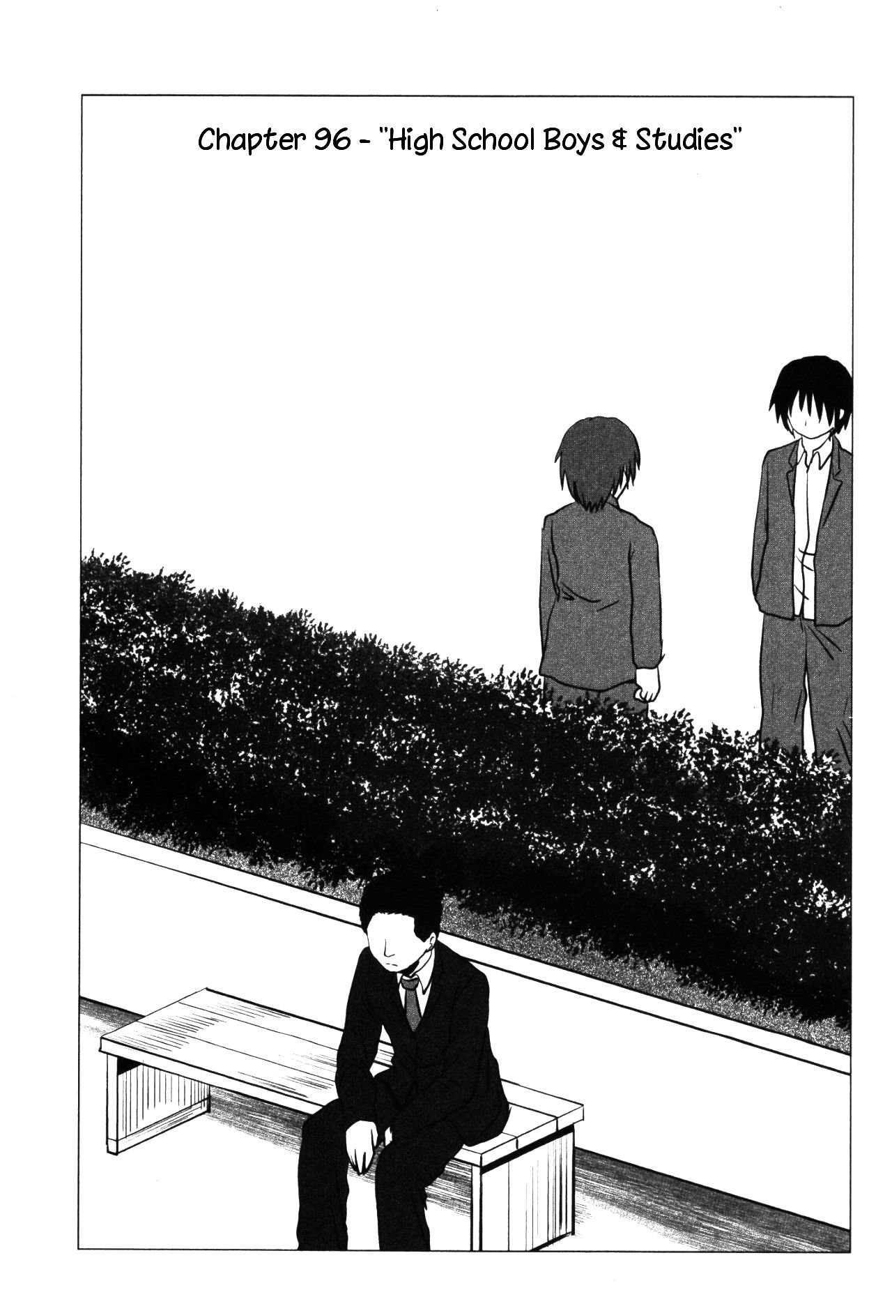 Danshi Koukousei no Nichijou Chapter 96 page 1 - Chapter 96: Highschool Boys And Studies