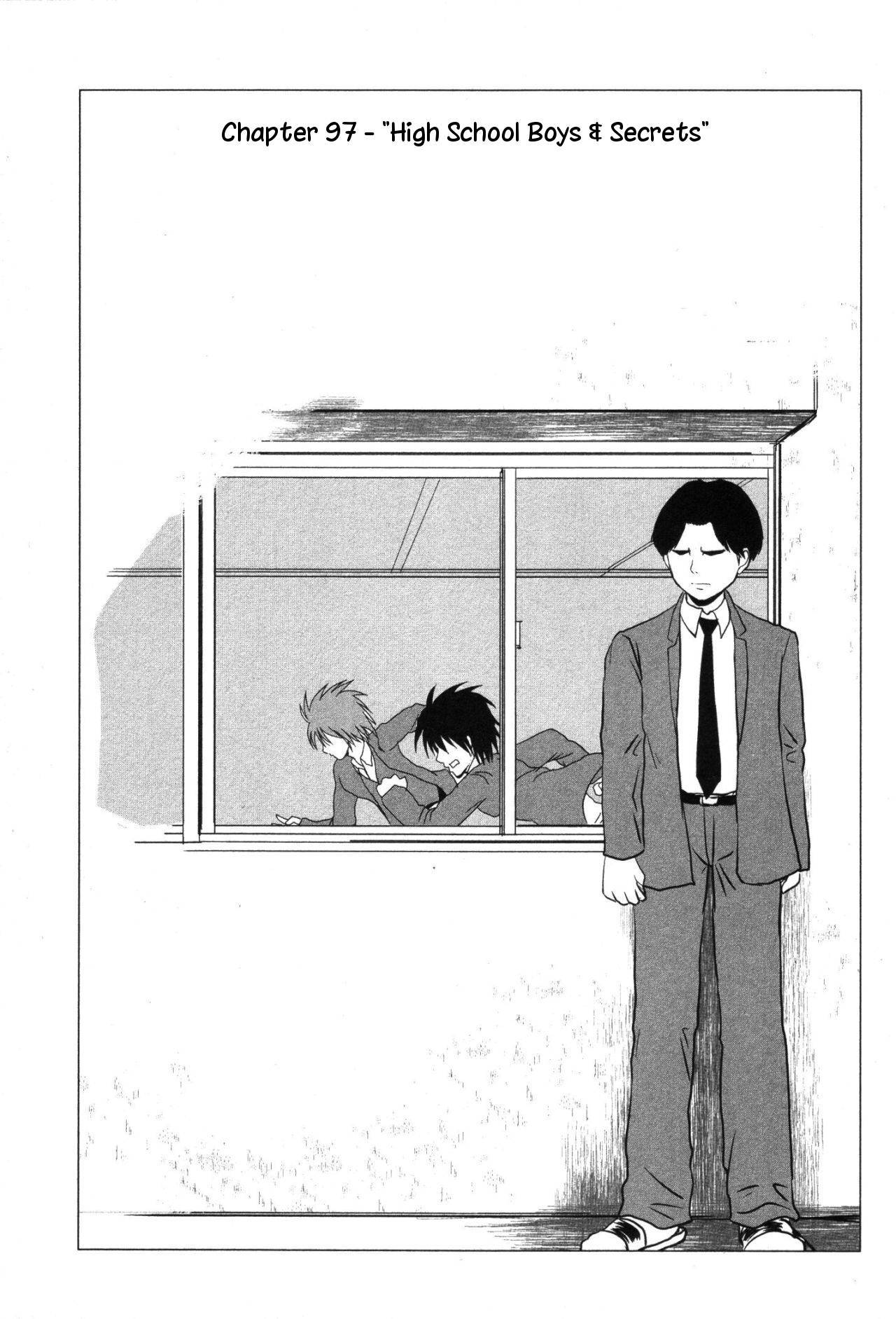 Danshi Koukousei no Nichijou Chapter 97 page 1 - Chapter 97: Highschool Boys And Secrets
