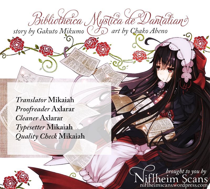 Dantalian no Shoka Chapter 22 page 1 - Chapter 22: Timetable (1)