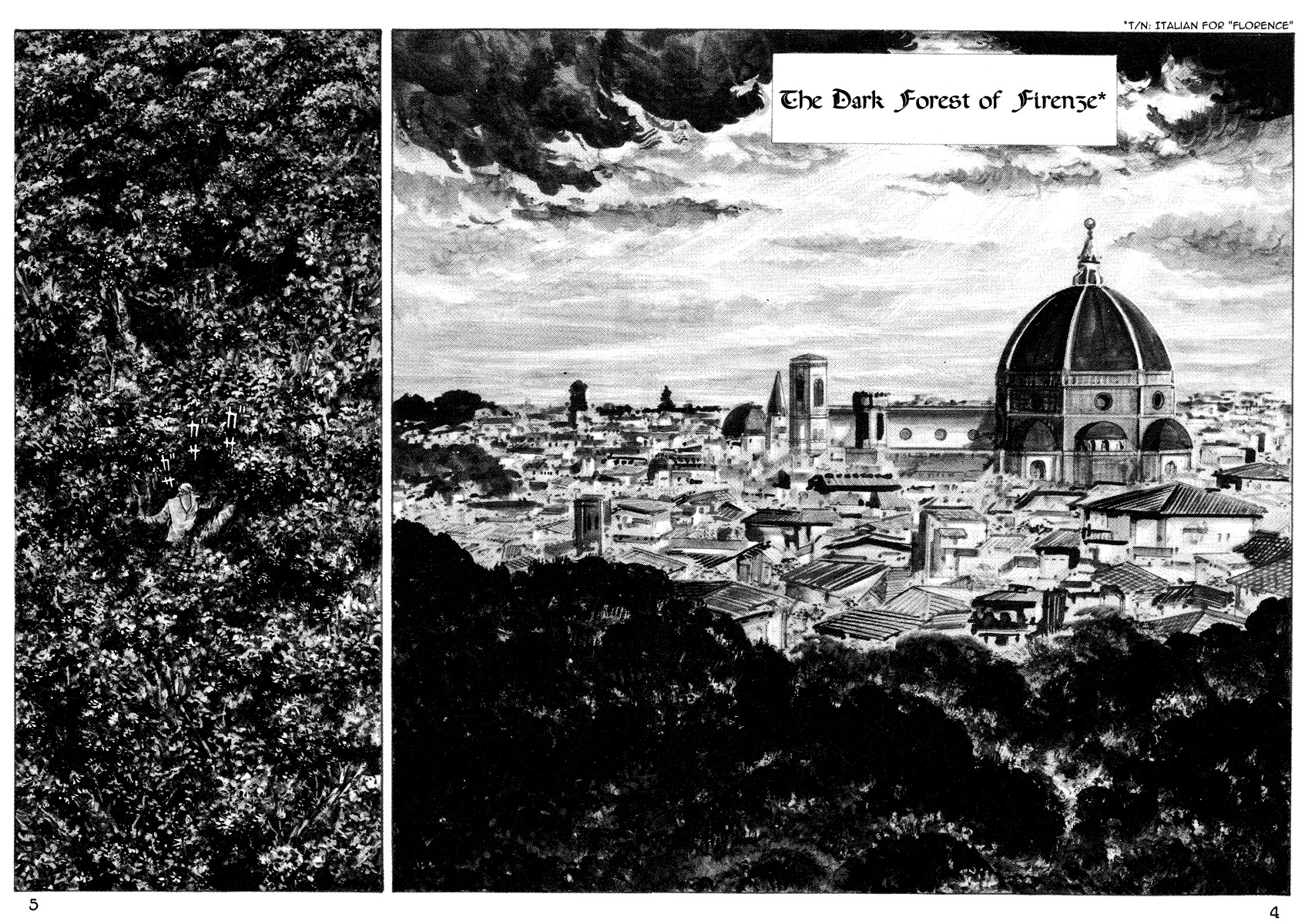 Dante Shinkyoku Chapter 1 page 8 - Chapter 1: Inferno I - The Dark Forest of Firenze