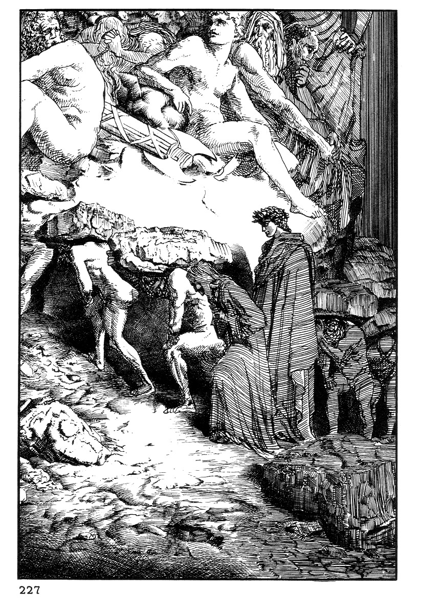 Dante Shinkyoku Chapter 21 page 4 - Chapter 21: The First Circle of Purgatory