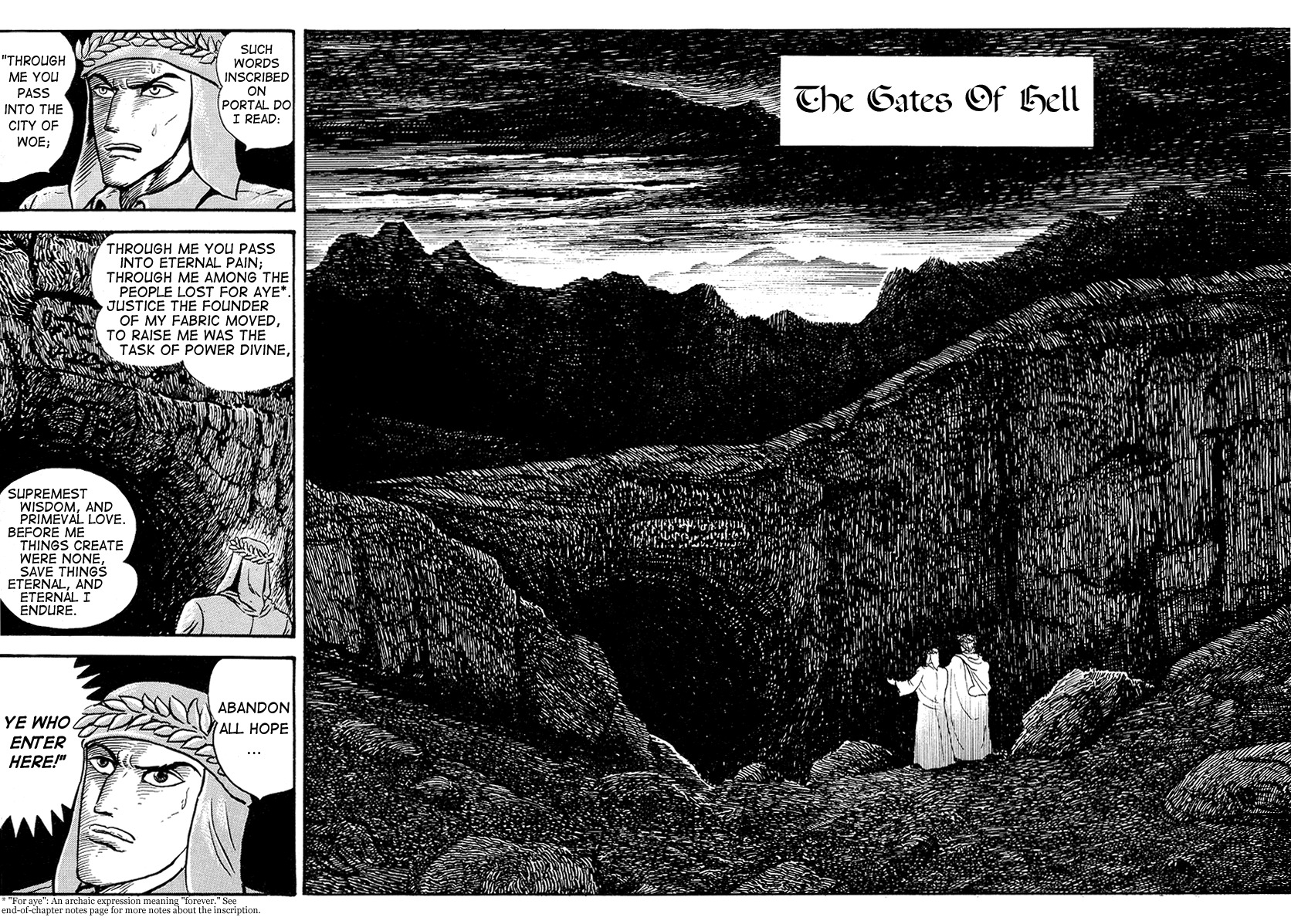Dante Shinkyoku Chapter 3 page 1 - Chapter 3: The Gates of Hell