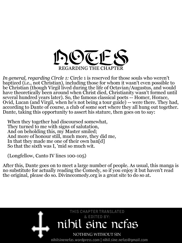 Dante Shinkyoku Chapter 4 page 6 - Chapter 4: The First Circle