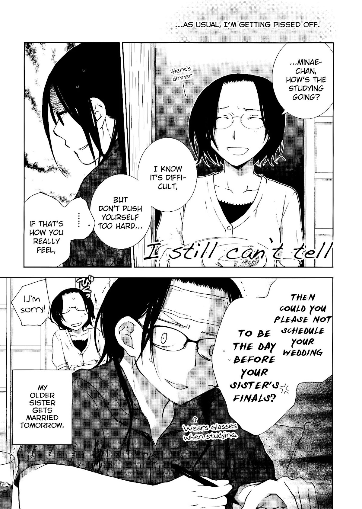 Darenimo Ienai Chapter 4 page 1 - Chapter 4: I Still Can't Tell