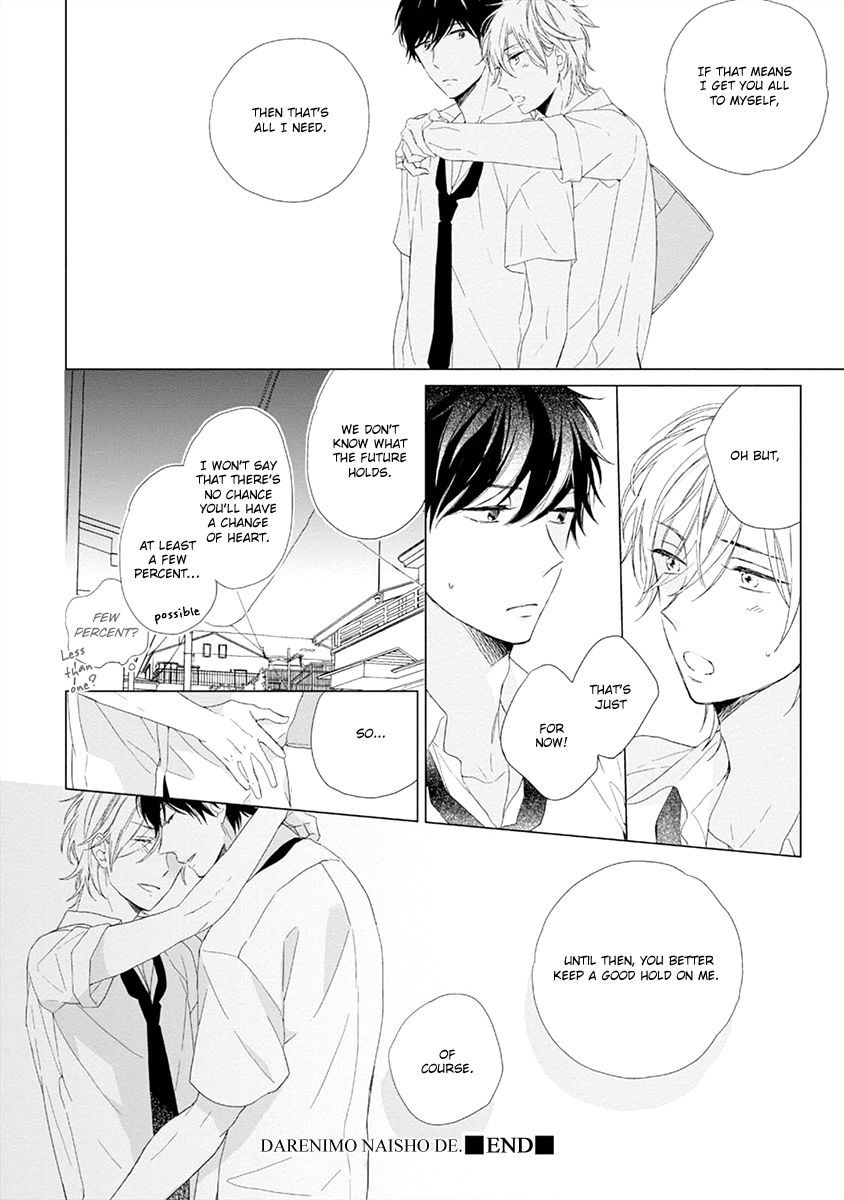 Darenimo Naisho de. Chapter 3 page 37 - Chapter 3 : Darenimo Naisho de 3