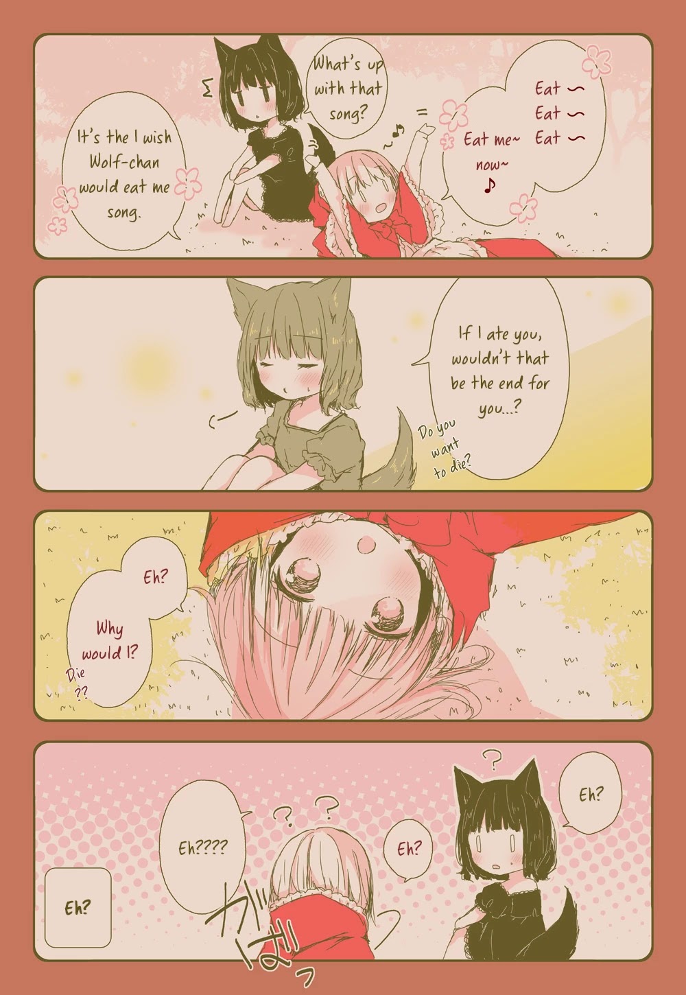 Daring Little Red Riding Hood and Herbivorous Wolf-chan Chapter 1 page 7 - Chapter 1: 1-8