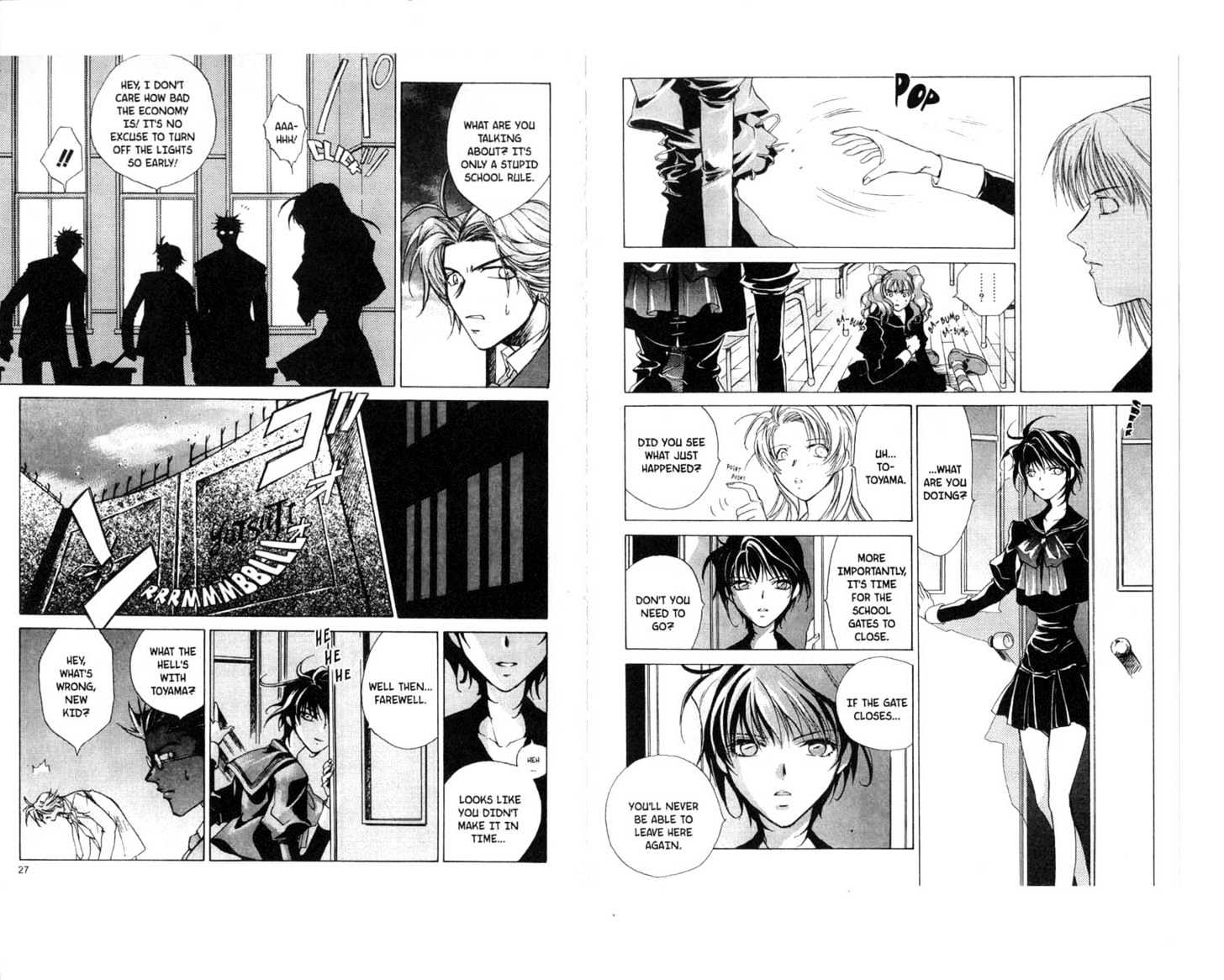 Dark Edge Chapter 1 page 14 - Chapter 1 : The sealed classroom