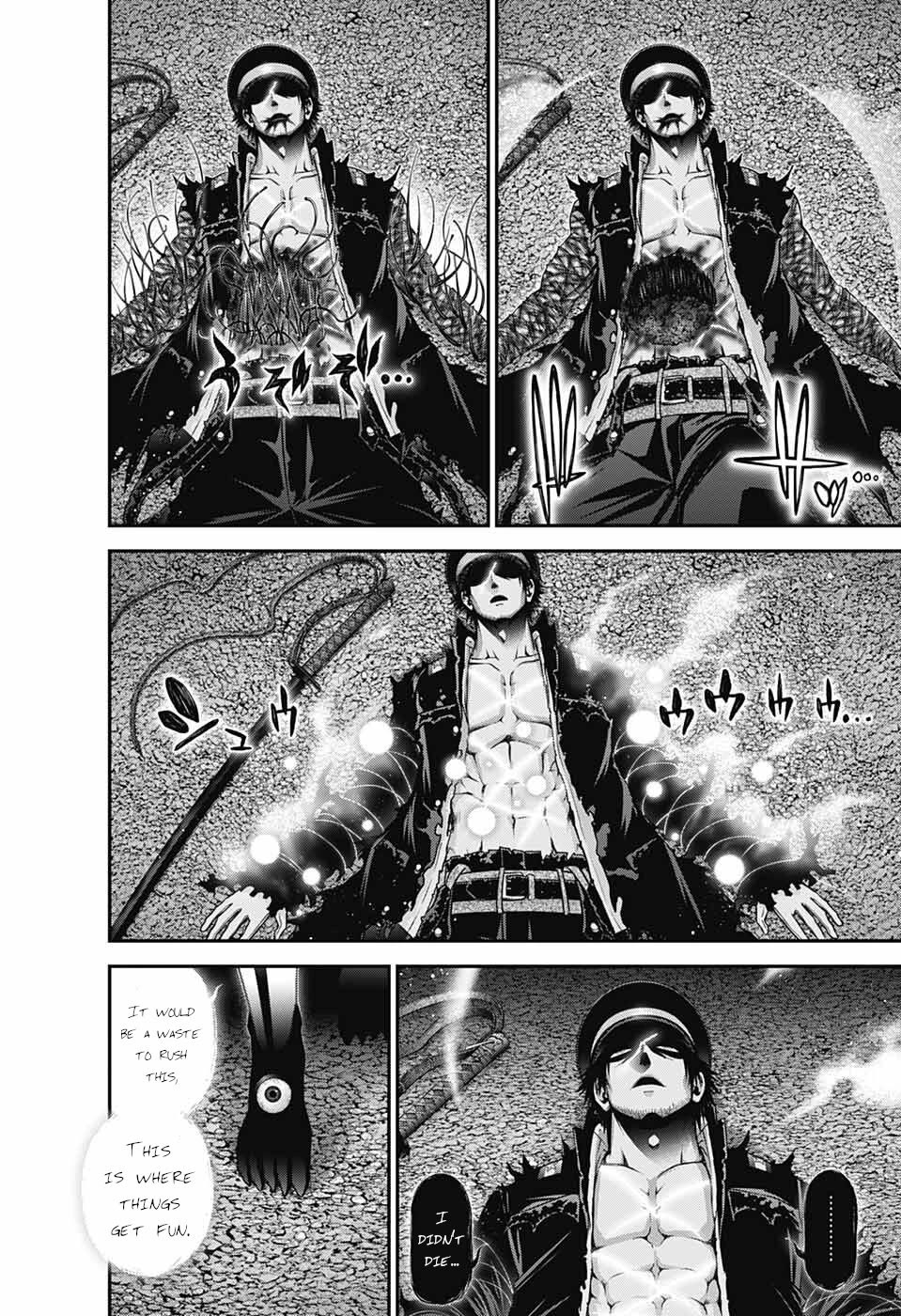 Dark Gathering Chapter 54 page 38 - Chapter 54: "God's Wrath" VS "Sword Of Prayer"
