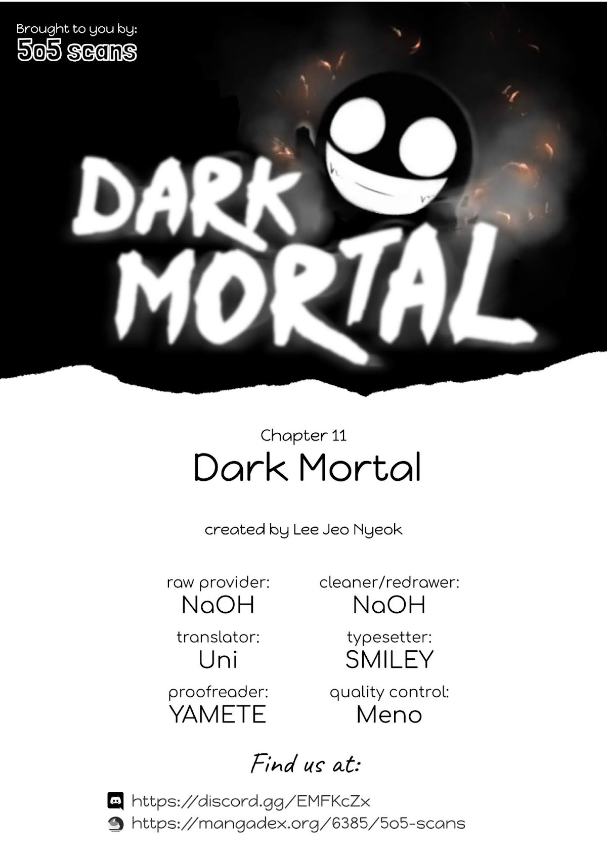 Dark Mortal Chapter 11 page 1 - Chapter 11: Until The End