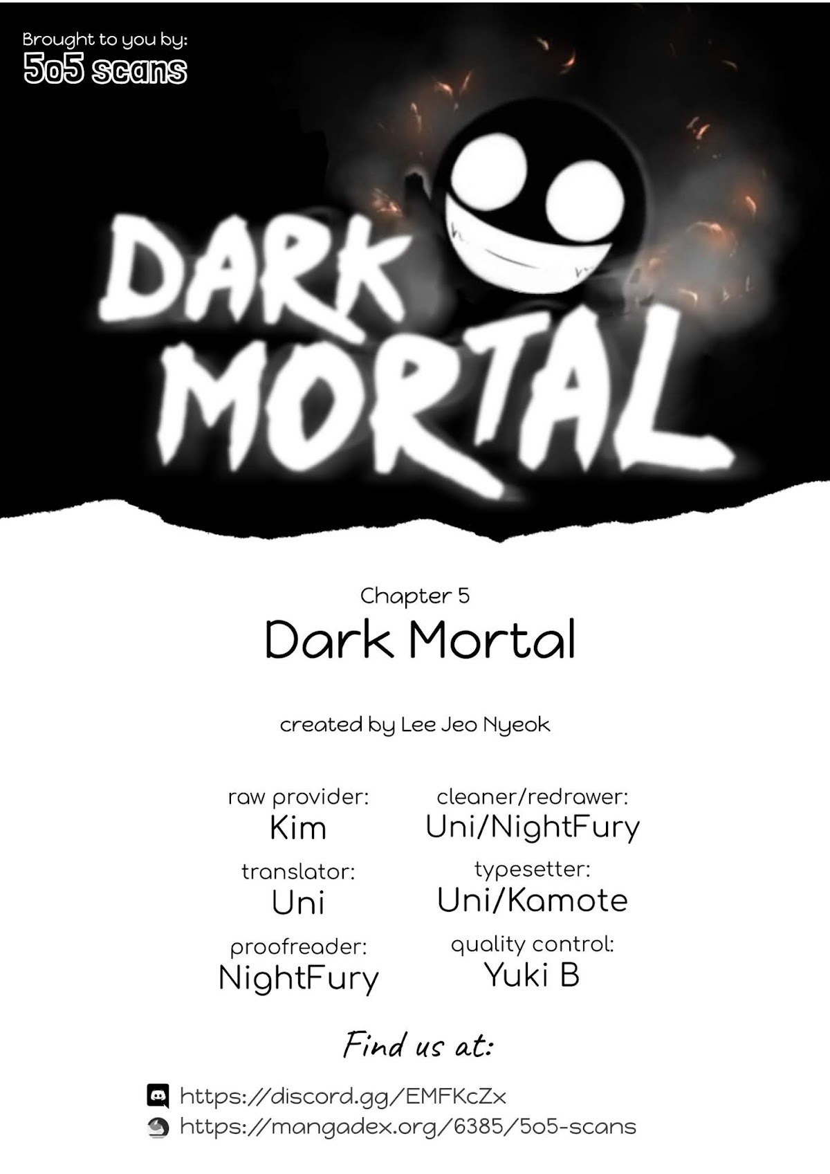 Dark Mortal Chapter 6 page 1 - Chapter 6: Fight