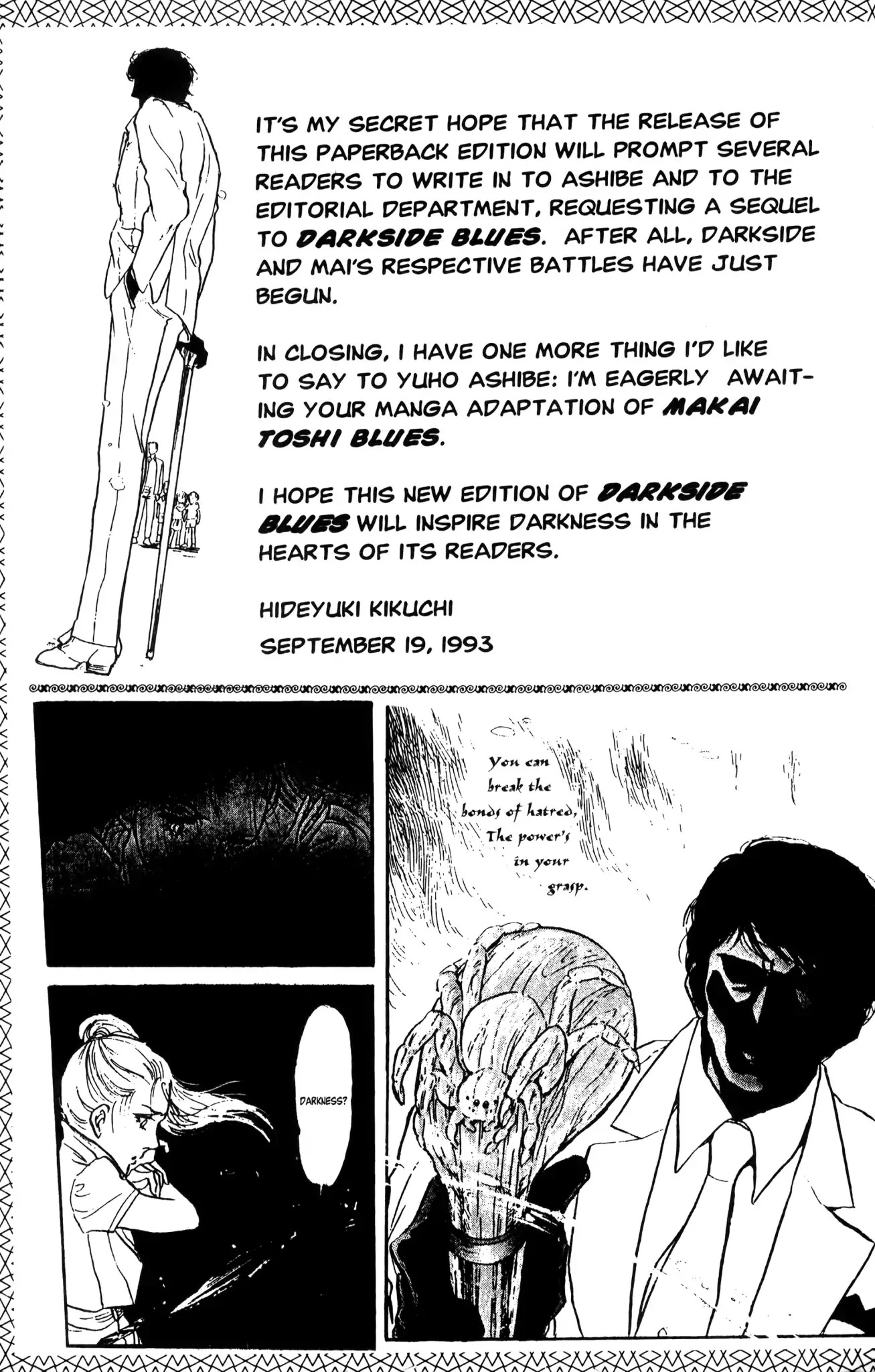 Dark Side Blues Chapter 0.6 page 2 - TO THE DARK SIDE OF OUR READER'S MINDS
