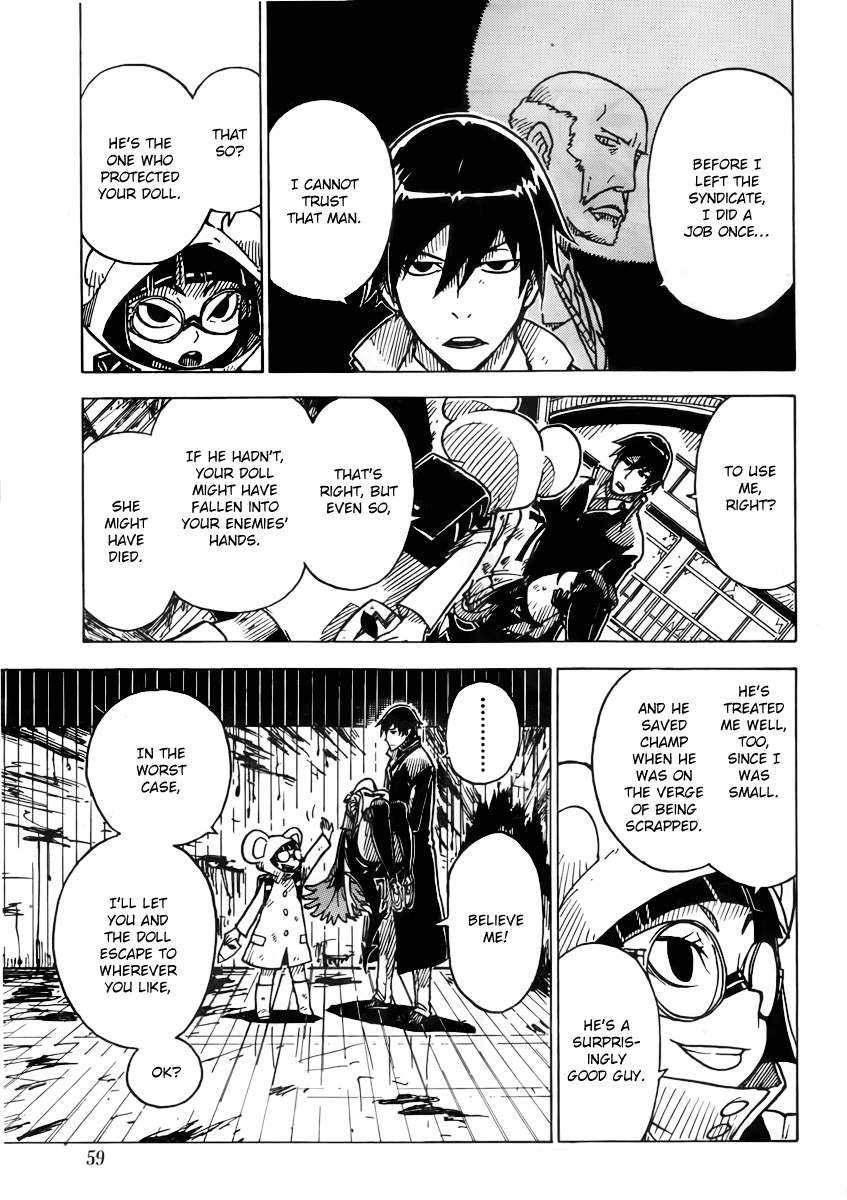 Darker Than Black: Shikkoku no Hana Chapter 14 page 11 - Chapter 14: Abdiel's Attack