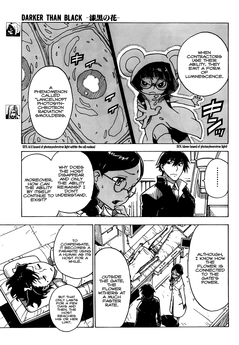 Darker Than Black: Shikkoku no Hana Chapter 16 page 13 - Chapter 16: Catalyst