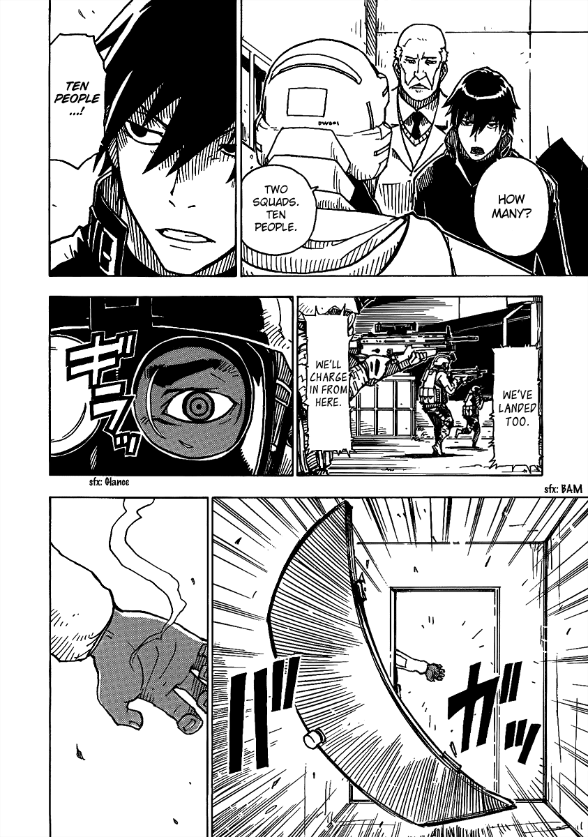Darker Than Black: Shikkoku no Hana Chapter 18 page 17 - Chapter 18: Assault