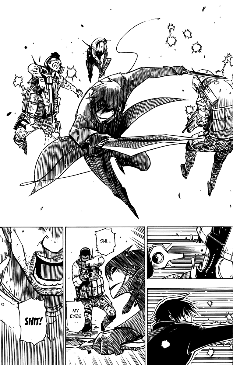 Darker Than Black: Shikkoku no Hana Chapter 20 page 22 - Chapter 20: Clash