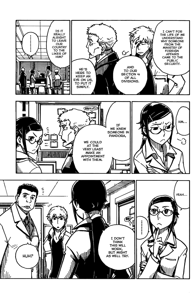 Darker Than Black: Shikkoku no Hana Chapter 4 page 13 - Chapter 4: Search