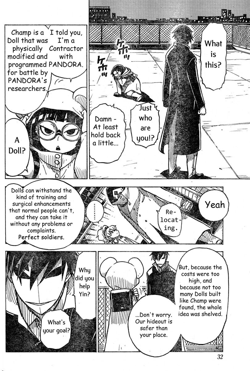Darker Than Black: Shikkoku no Hana Chapter 9 page 17 - Chapter 9: Parcel and Champ