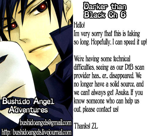 Darker than Black Chapter 6 page 1 - Chapter 6