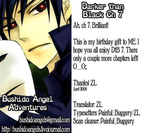 Darker than Black Chapter 7 page 1 - Chapter 7