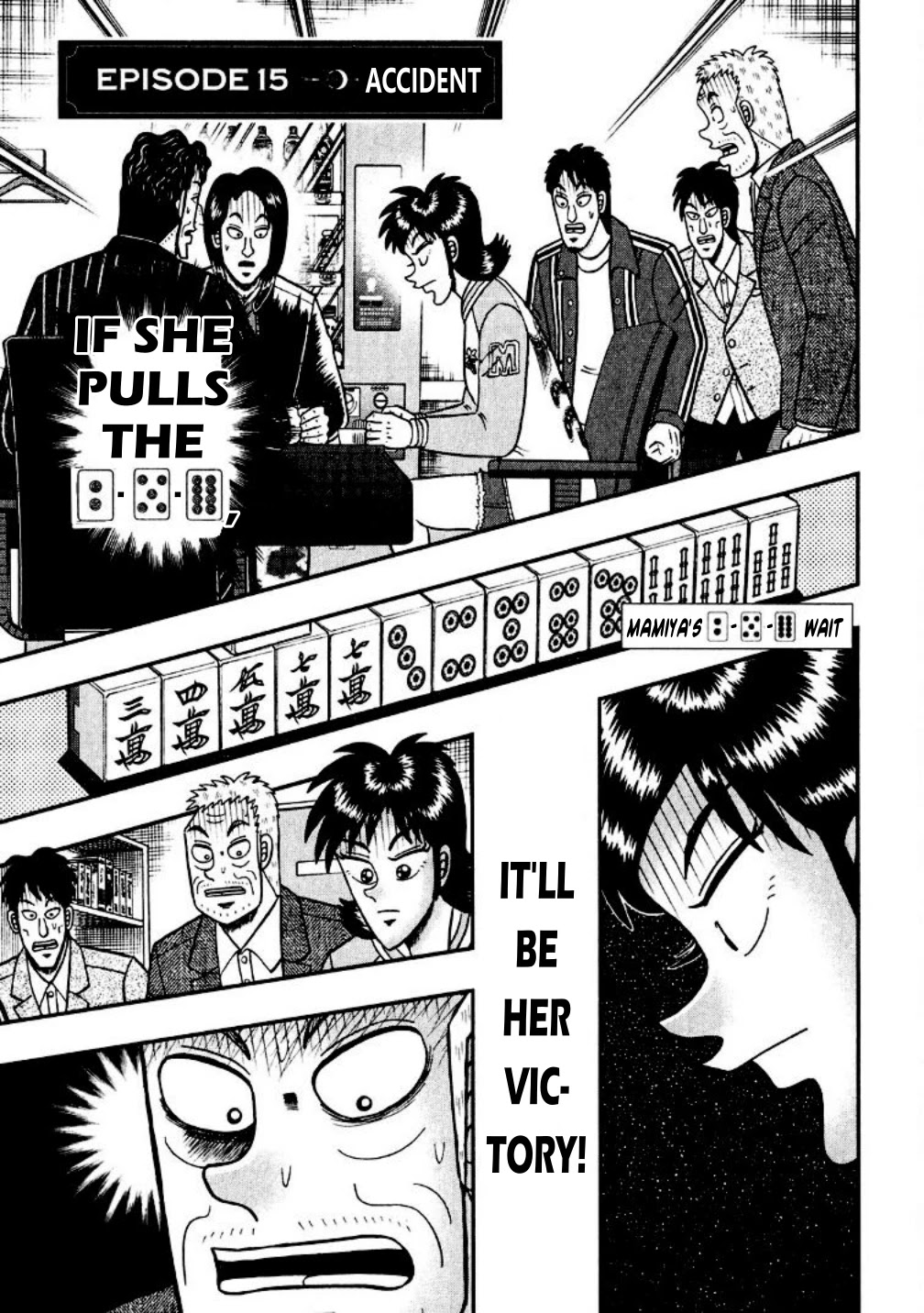 Darkness of Mahjong Fighter Mamiya Chapter 15 page 1 - Chapter 15: Accident