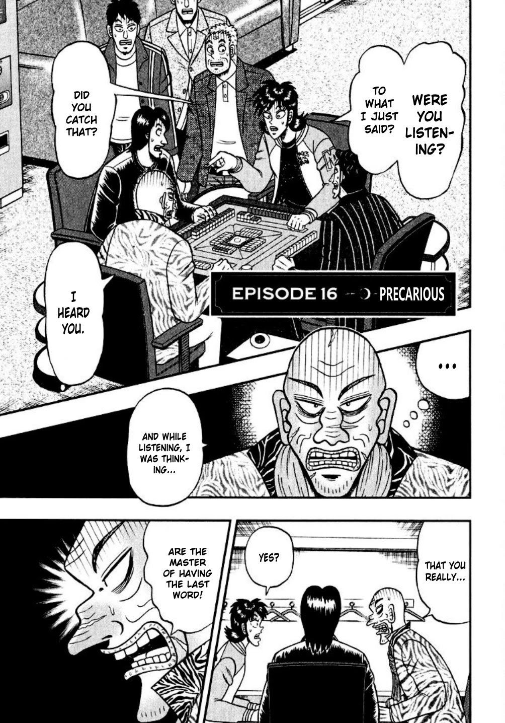 Darkness of Mahjong Fighter Mamiya Chapter 16 page 1 - Chapter 16: Precarious