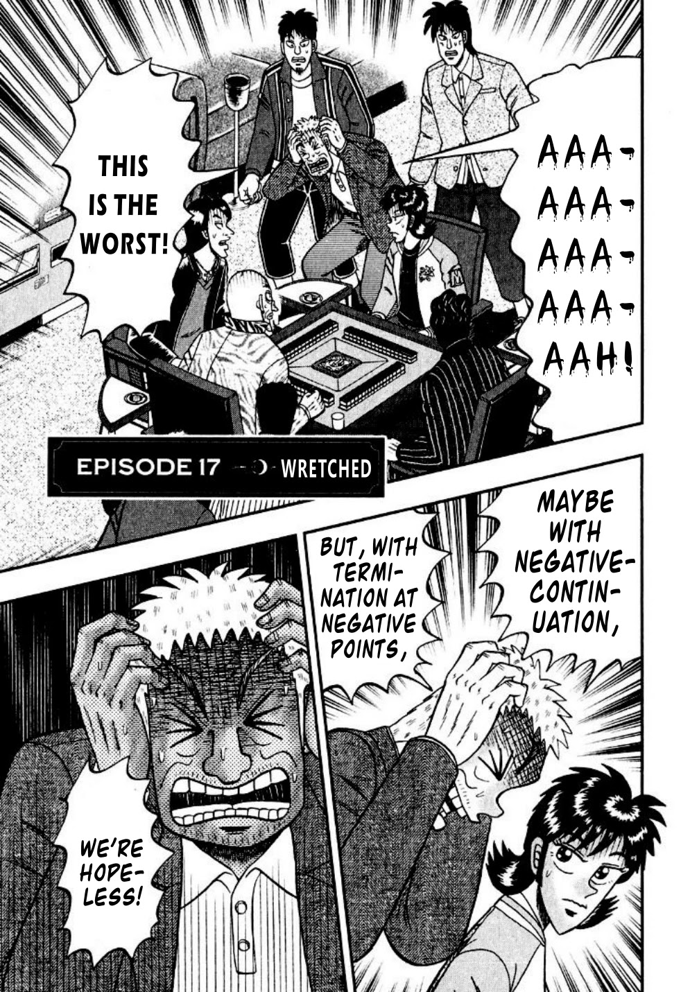 Darkness of Mahjong Fighter Mamiya Chapter 17 page 1 - Chapter 17: Wretched