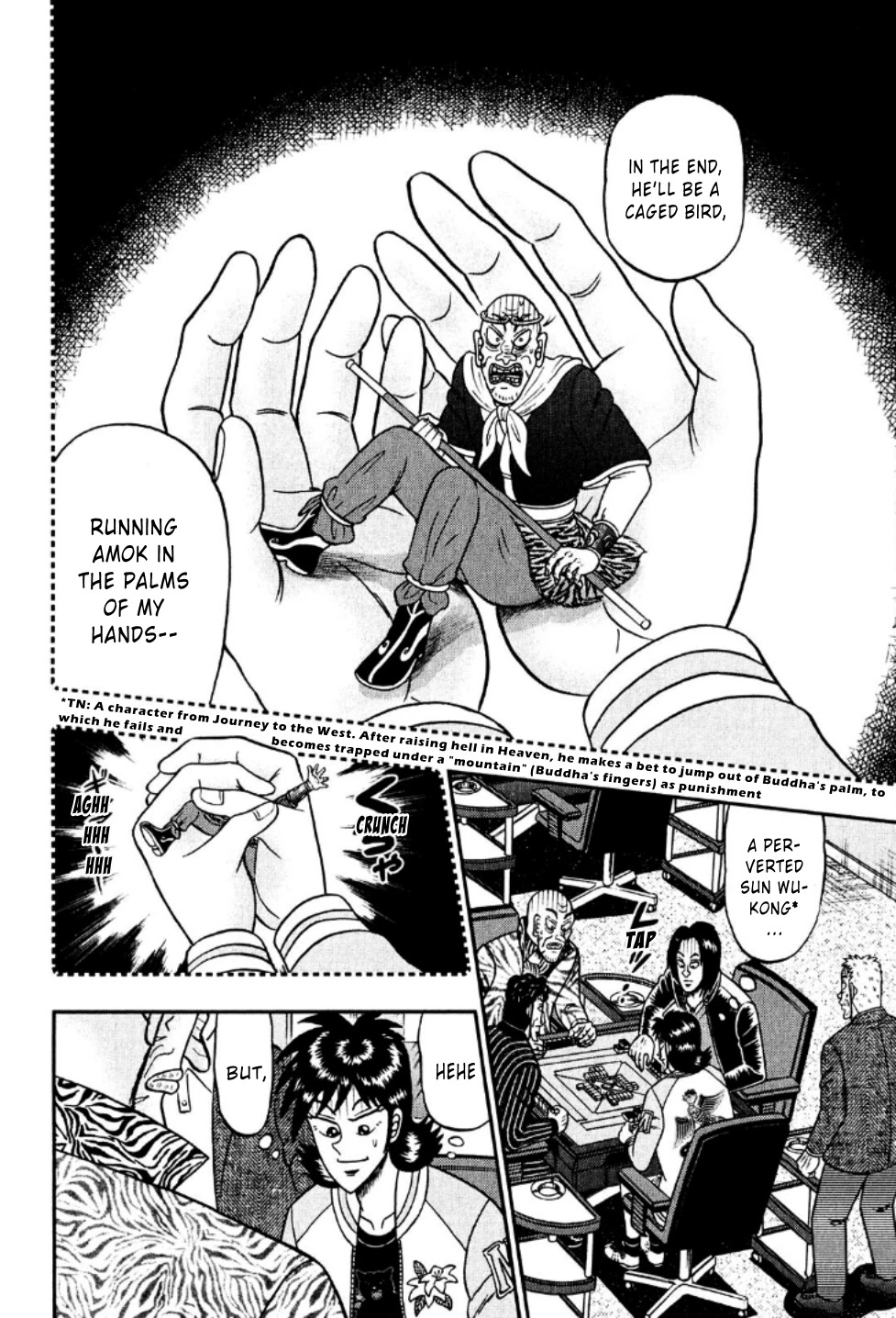 Darkness of Mahjong Fighter Mamiya Chapter 20 page 22 - Chapter 20: Dynamic Lift