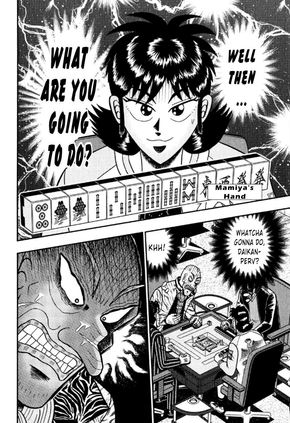 Darkness of Mahjong Fighter Mamiya Chapter 21 page 24 - Chapter 21: Land Mine