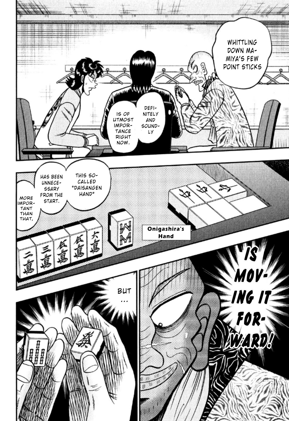 Darkness of Mahjong Fighter Mamiya Chapter 21 page 6 - Chapter 21: Land Mine