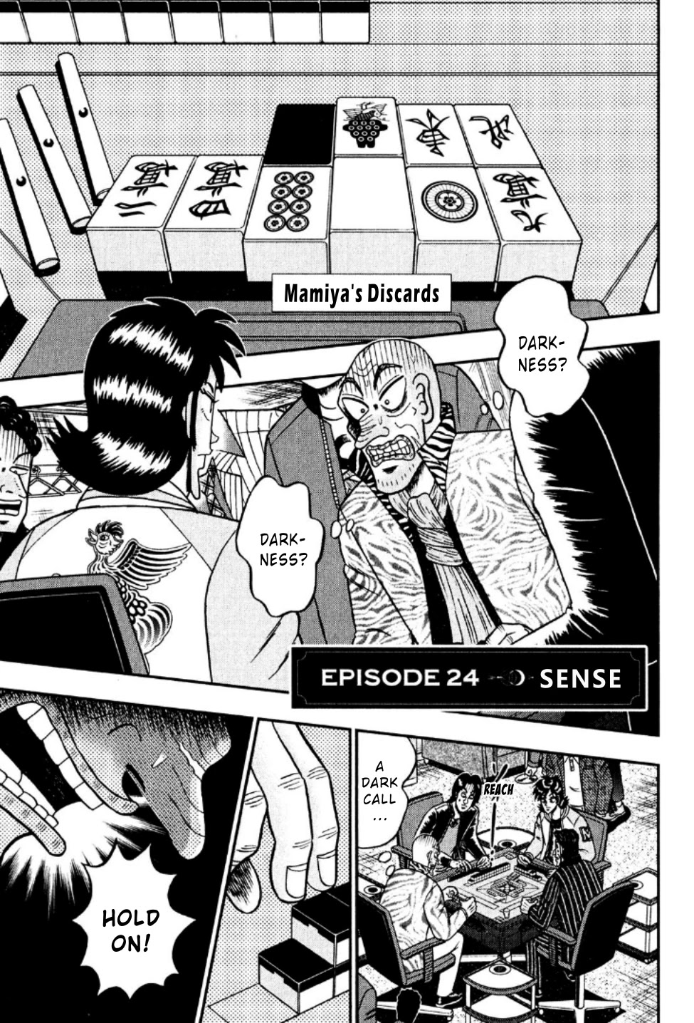 Darkness of Mahjong Fighter Mamiya Chapter 24 page 1 - Chapter 24: Sense