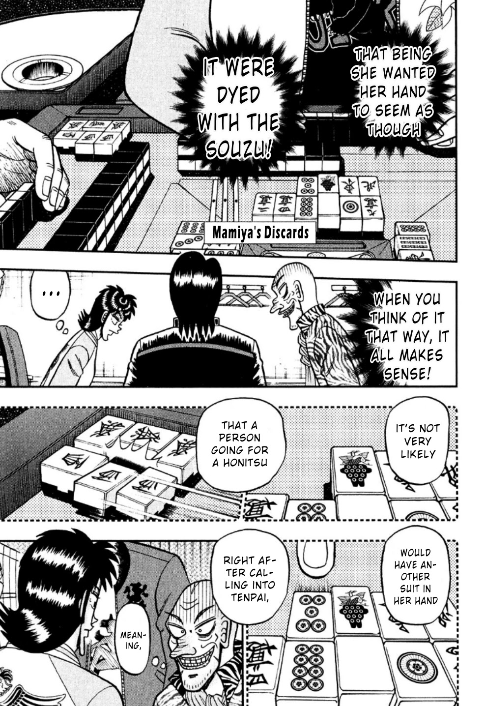 Darkness of Mahjong Fighter Mamiya Chapter 24 page 13 - Chapter 24: Sense