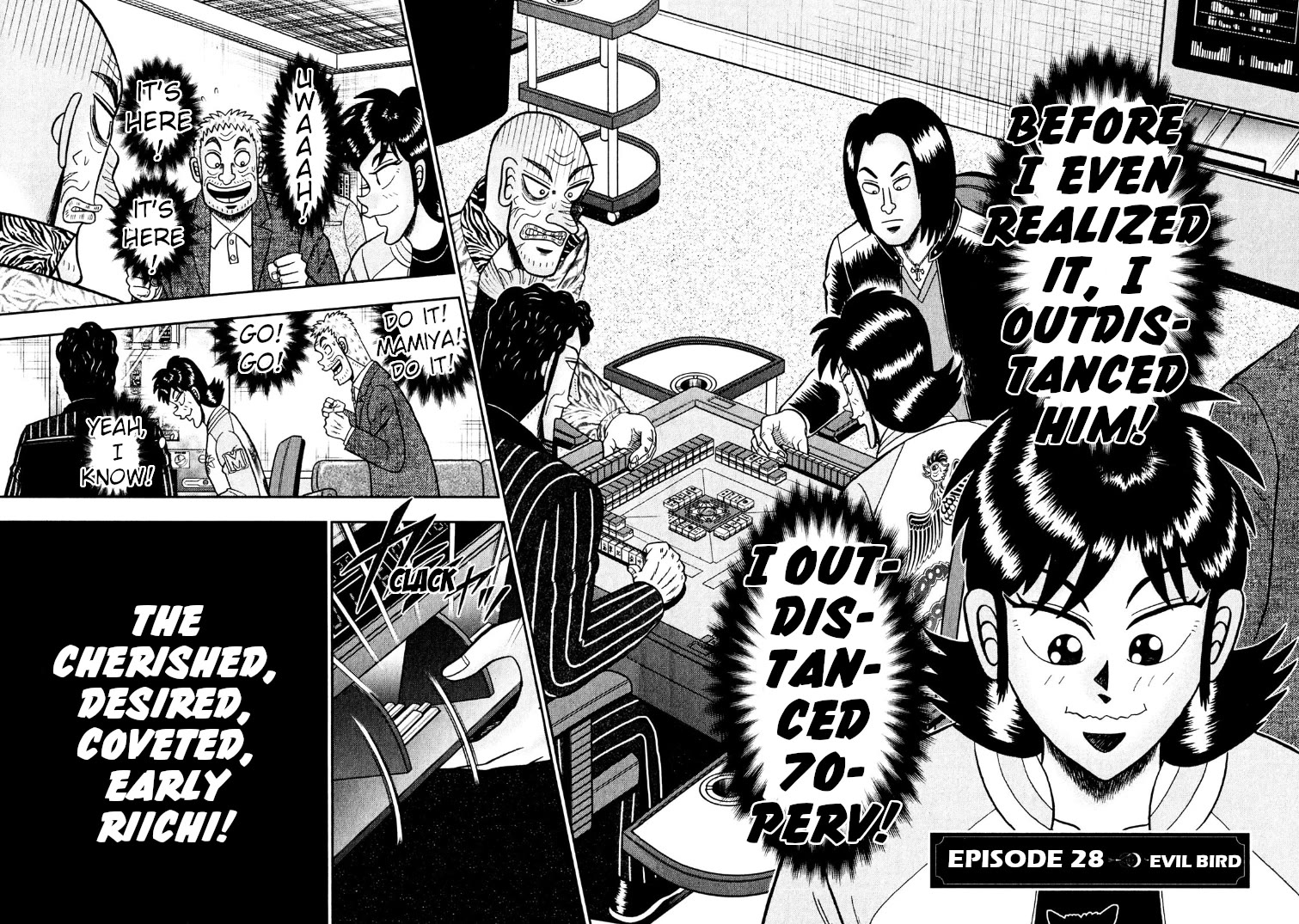 Darkness of Mahjong Fighter Mamiya Chapter 28 page 2 - Chapter 28: Evil Bird