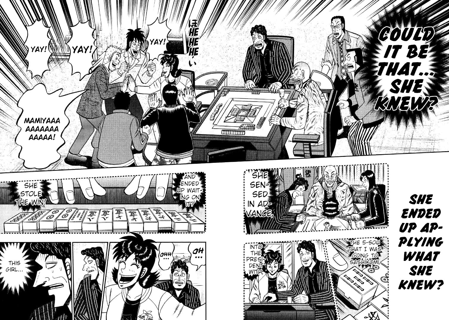 Darkness of Mahjong Fighter Mamiya Chapter 32 page 4 - Chapter 32: Mercy