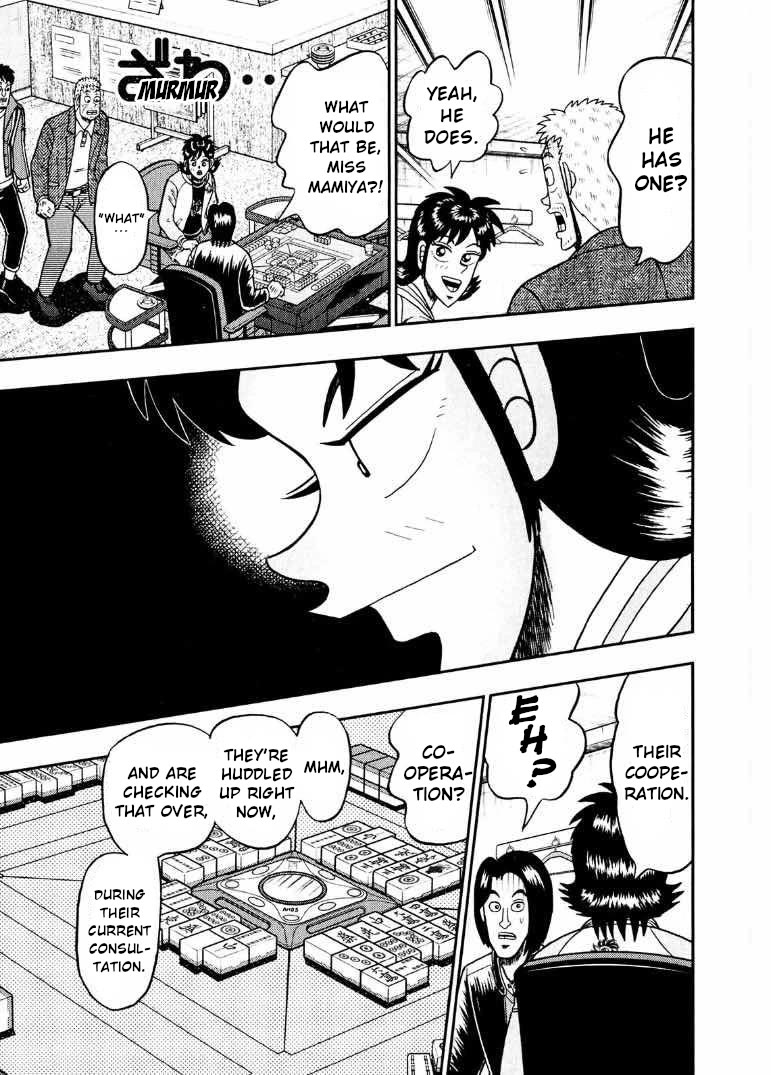 Darkness of Mahjong Fighter Mamiya Chapter 33 page 13 - Chapter 33: Relaying