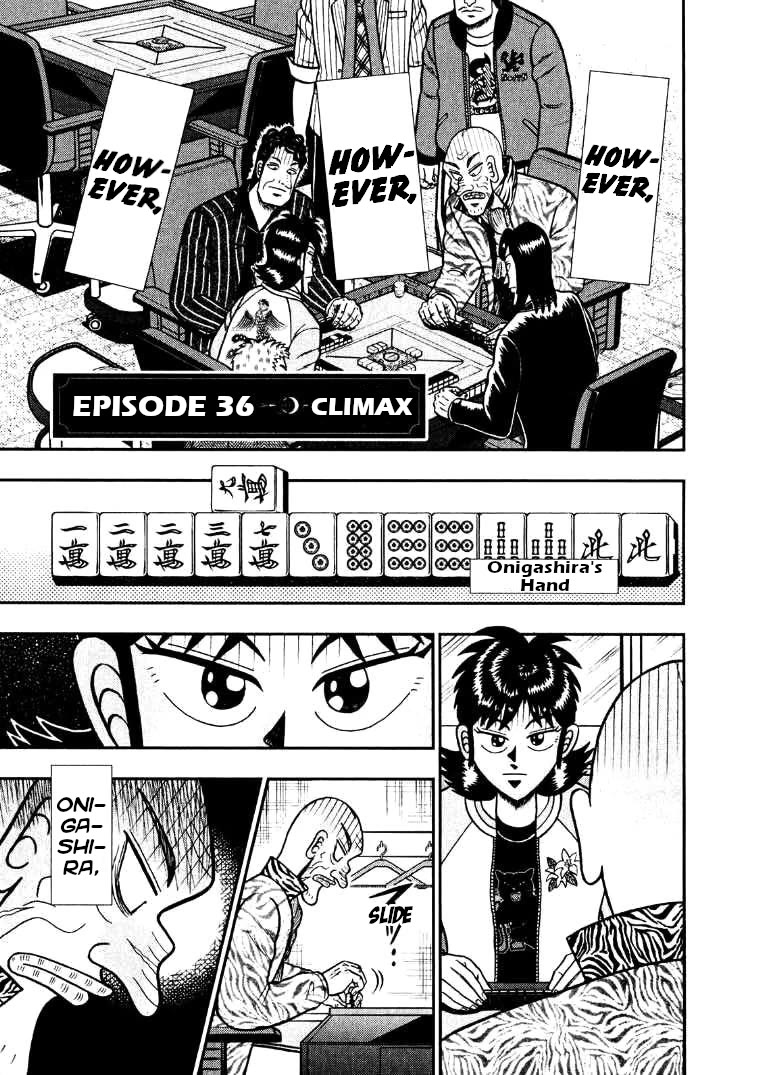 Darkness of Mahjong Fighter Mamiya Chapter 36 page 1 - Chapter 36: Climax
