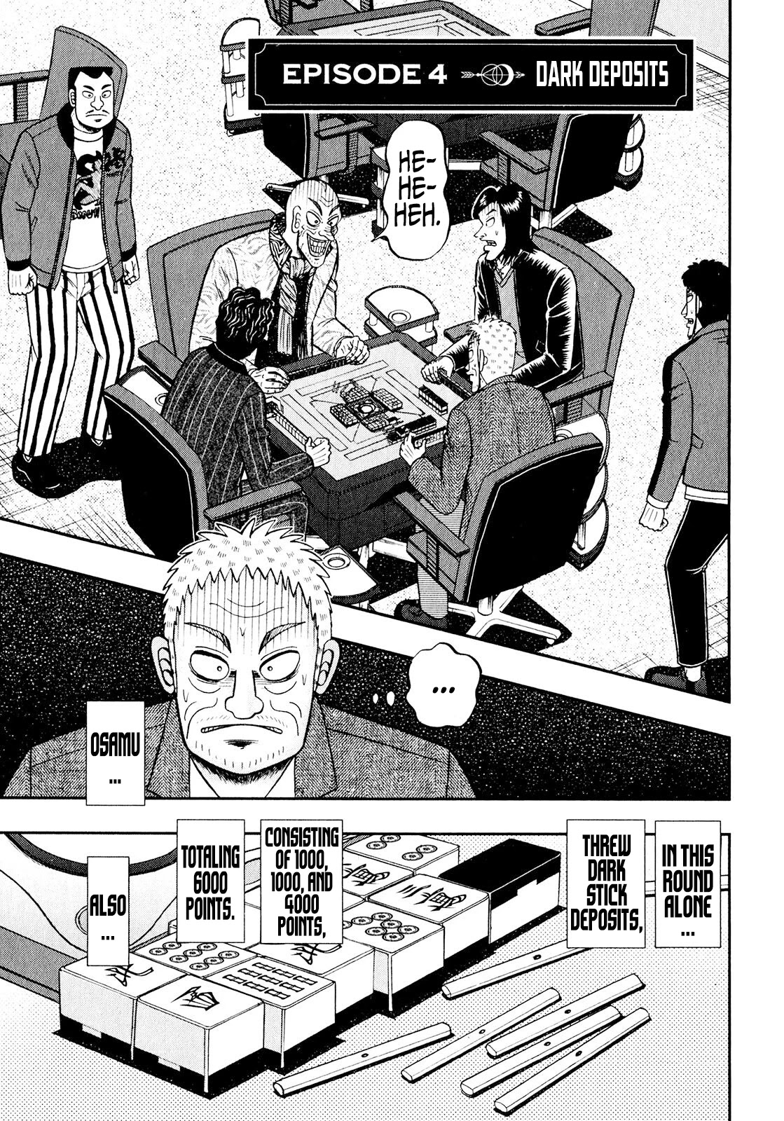 Darkness of Mahjong Fighter Mamiya Chapter 4 page 1 - Chapter 4: Dark Deposits