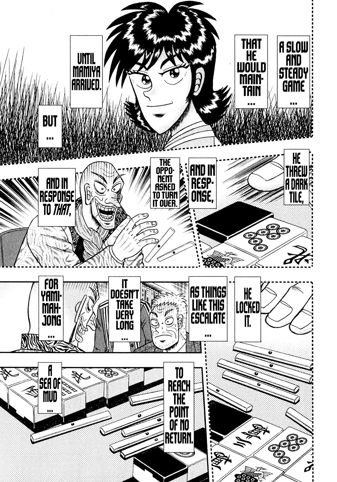 Darkness of Mahjong Fighter Mamiya Chapter 4 page 3 - Chapter 4: Dark Deposits