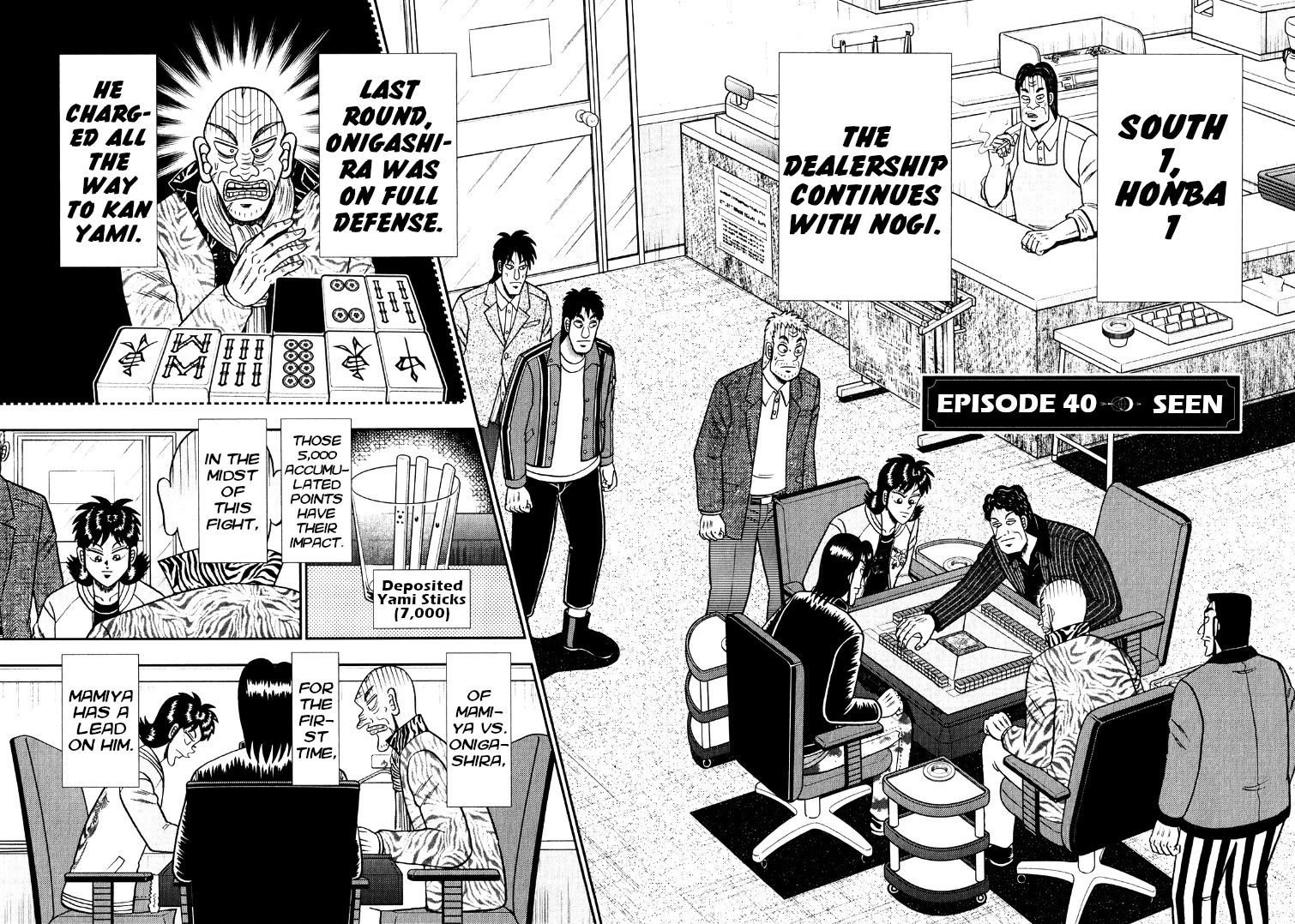 Darkness of Mahjong Fighter Mamiya Chapter 40 page 2 - Chapter 40: Seen
