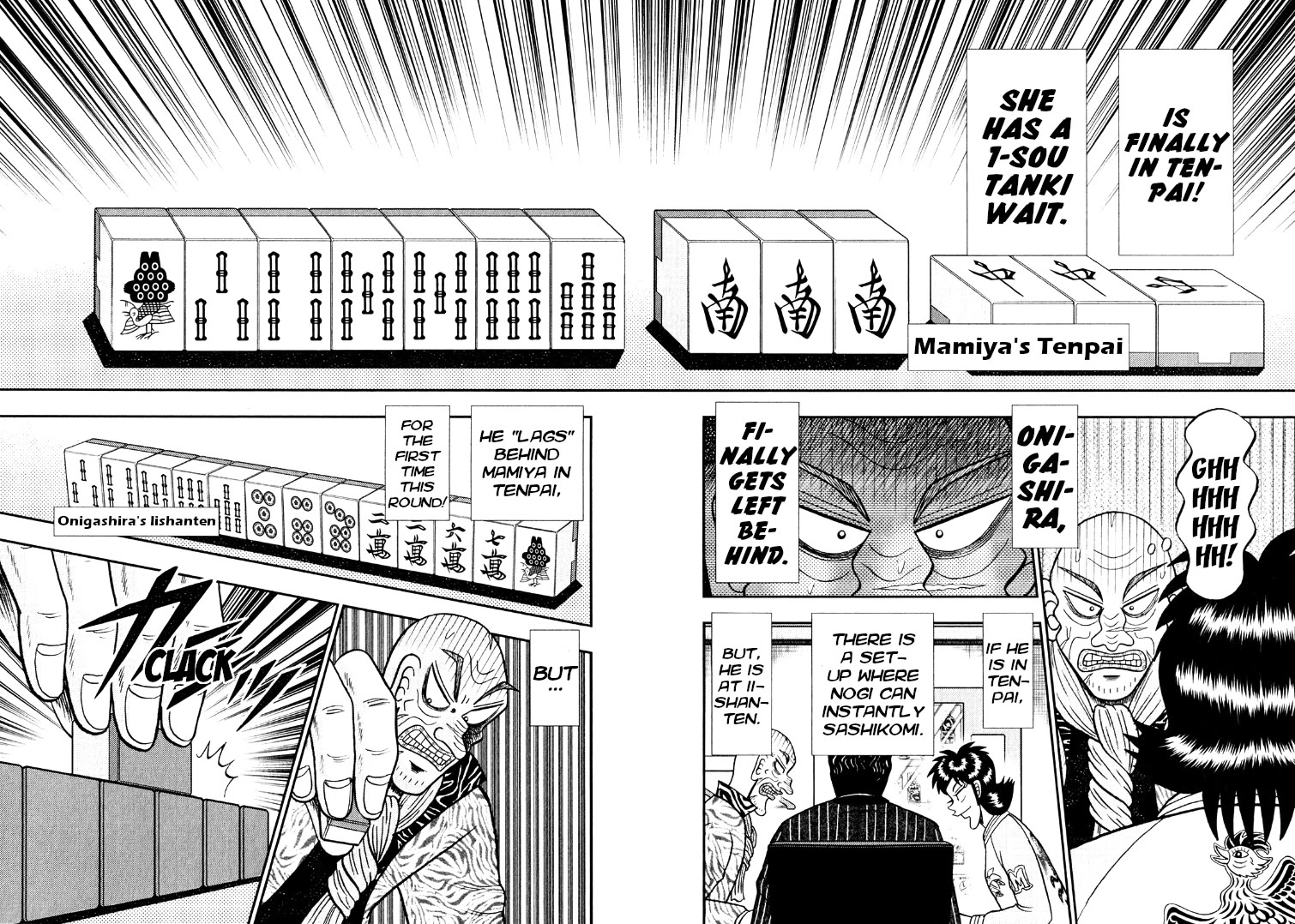Darkness of Mahjong Fighter Mamiya Chapter 45 page 12 - Chapter 45: Puzzle