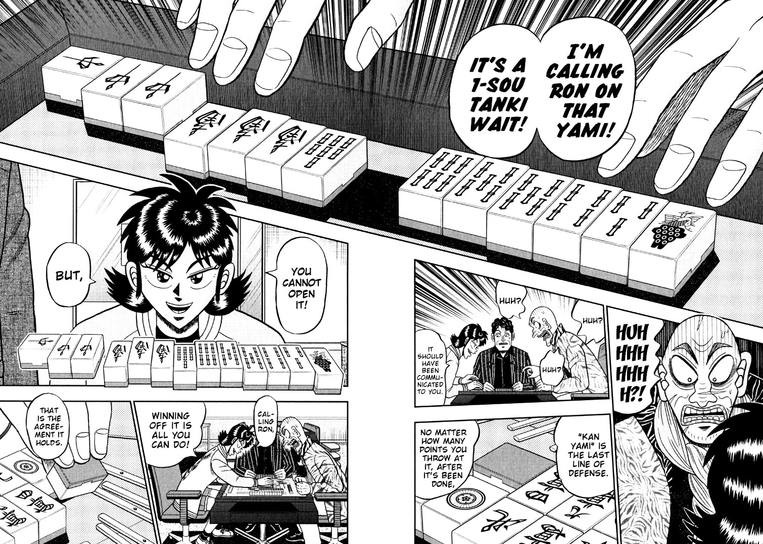 Darkness of Mahjong Fighter Mamiya Chapter 45 page 21 - Chapter 45: Puzzle