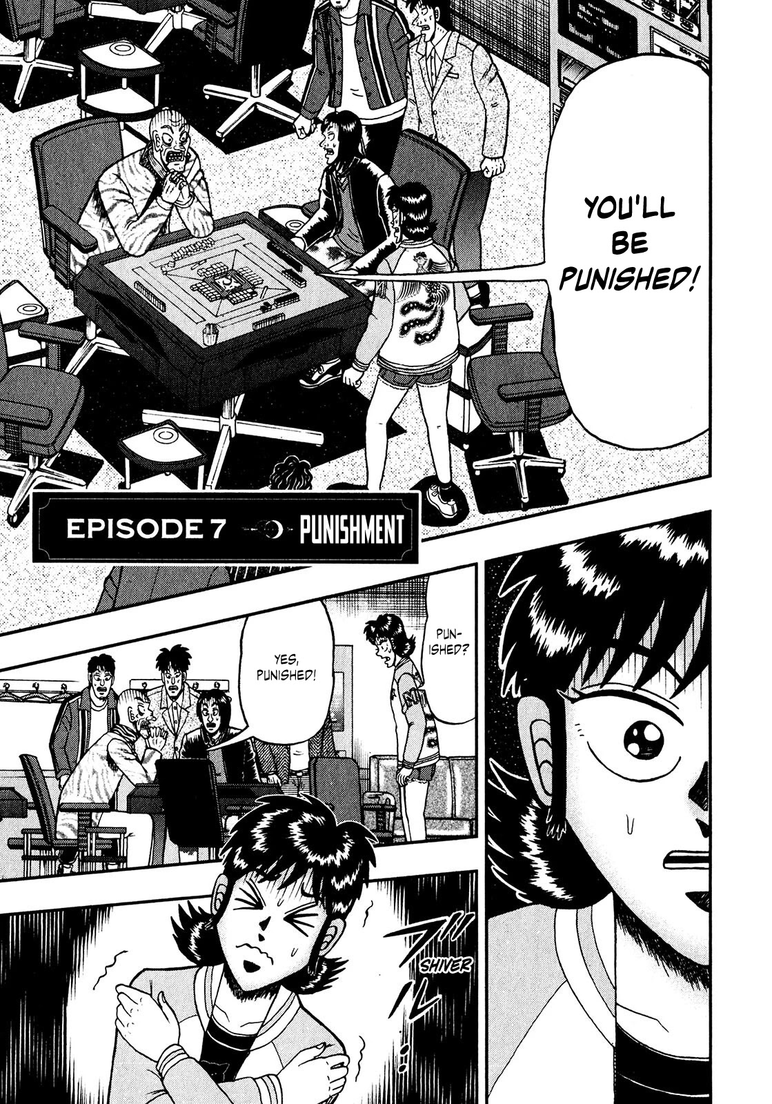 Darkness of Mahjong Fighter Mamiya Chapter 7 page 1 - Chapter 7: Punishment