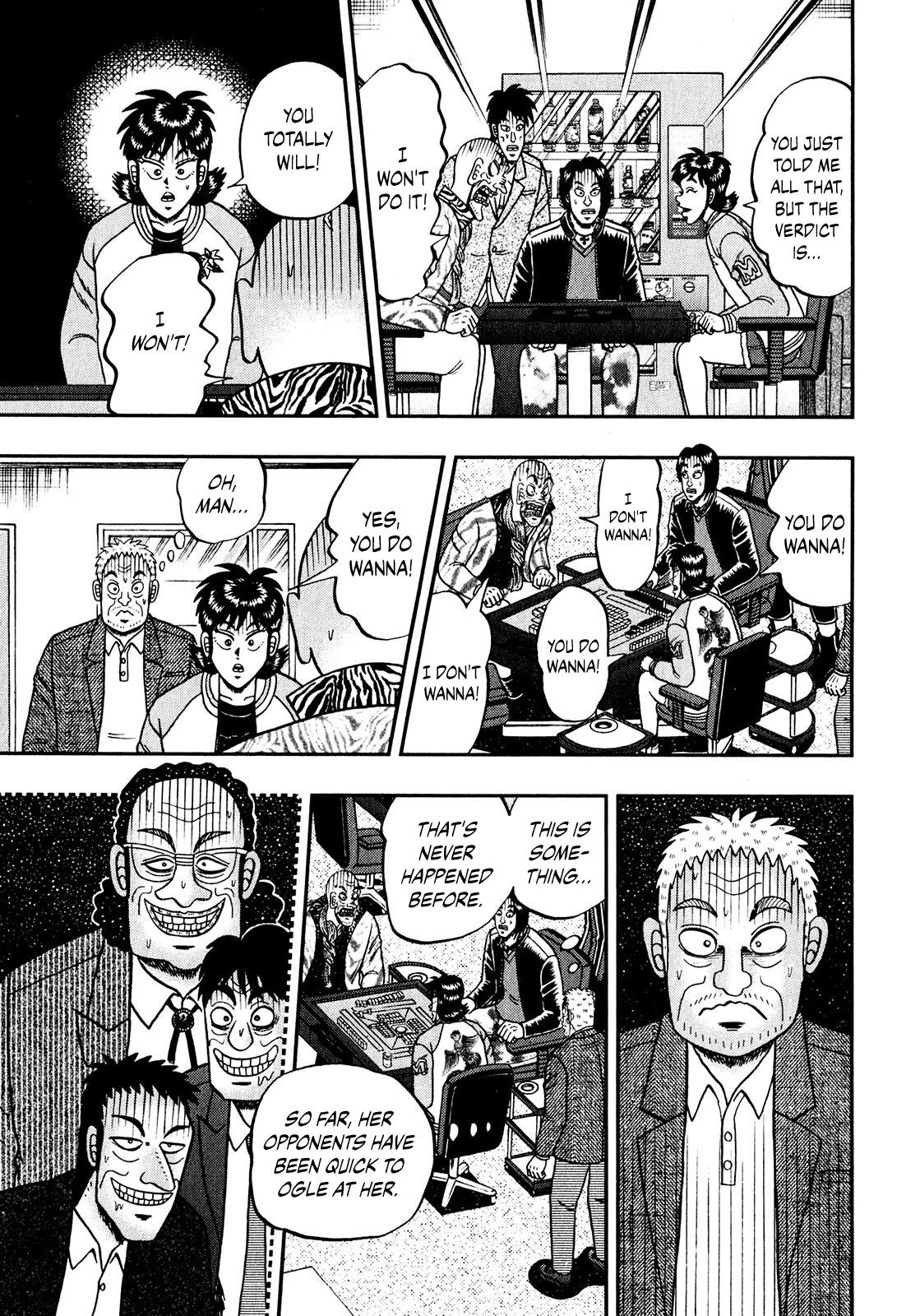 Darkness of Mahjong Fighter Mamiya Chapter 7 page 13 - Chapter 7: Punishment