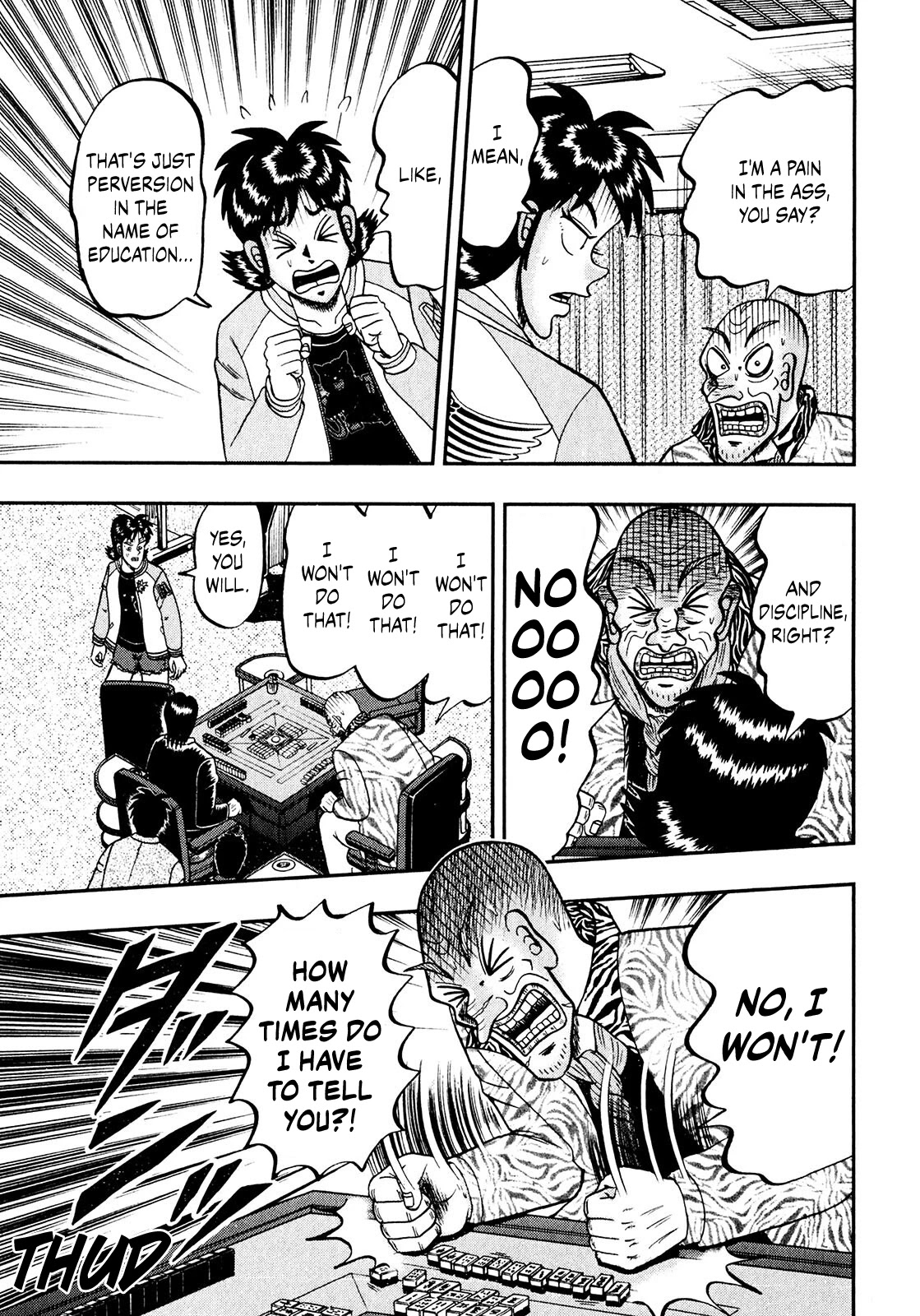 Darkness of Mahjong Fighter Mamiya Chapter 7 page 9 - Chapter 7: Punishment