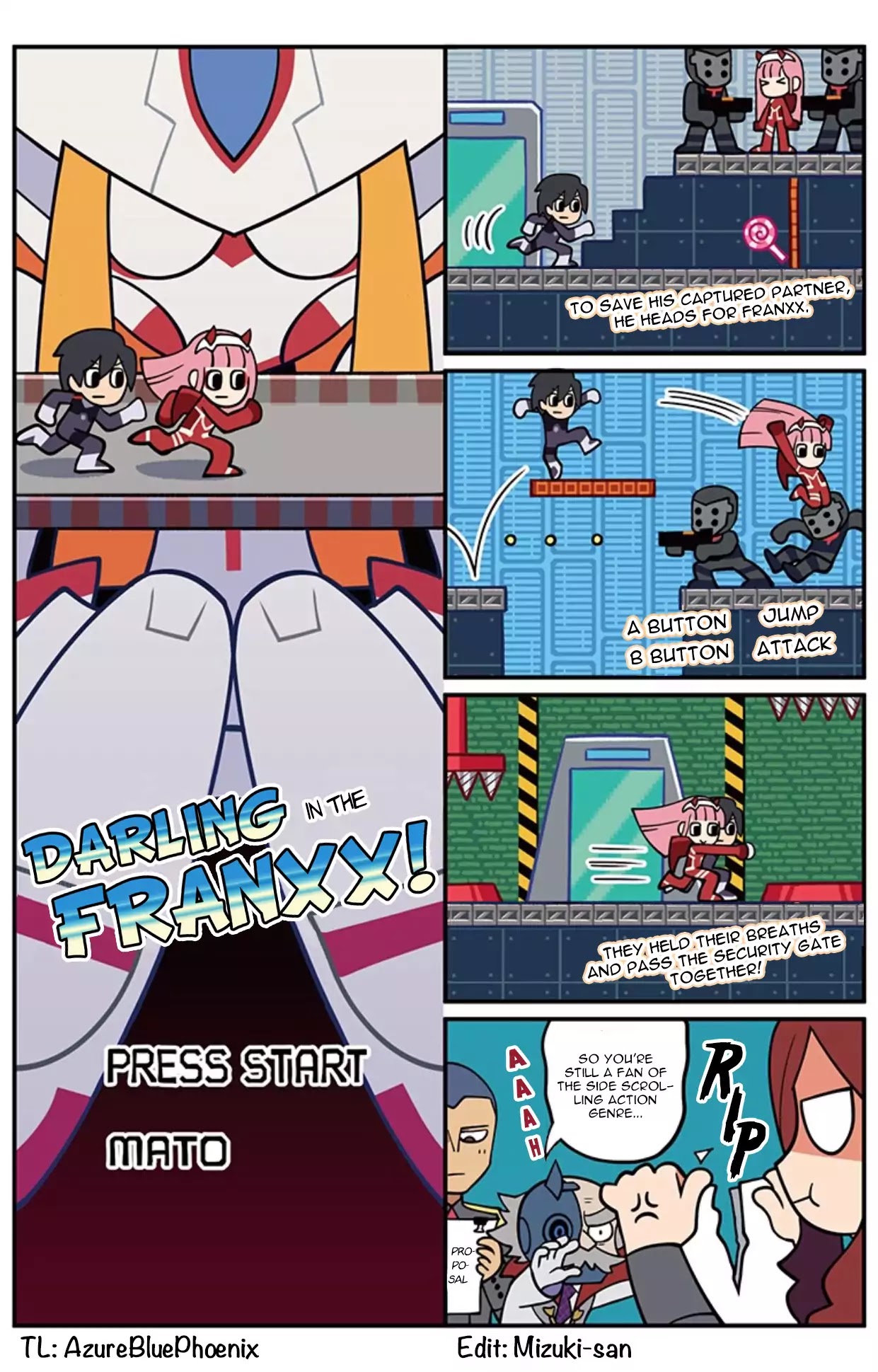 Darling in the FranXX! - 4-koma Chapter 11 page 1 - Chapter 11