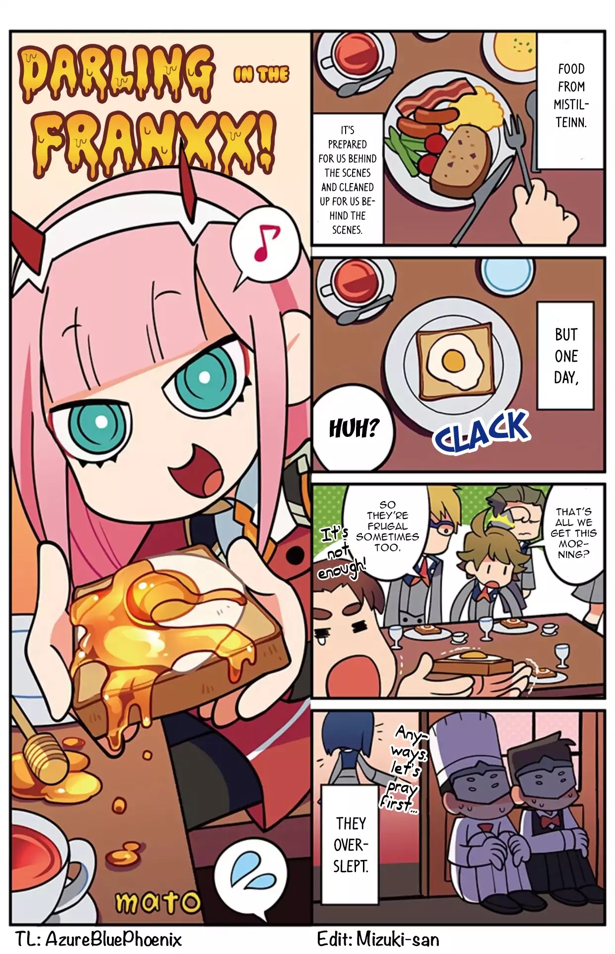 Darling in the FranXX! - 4-koma Chapter 13 page 1 - Chapter 13