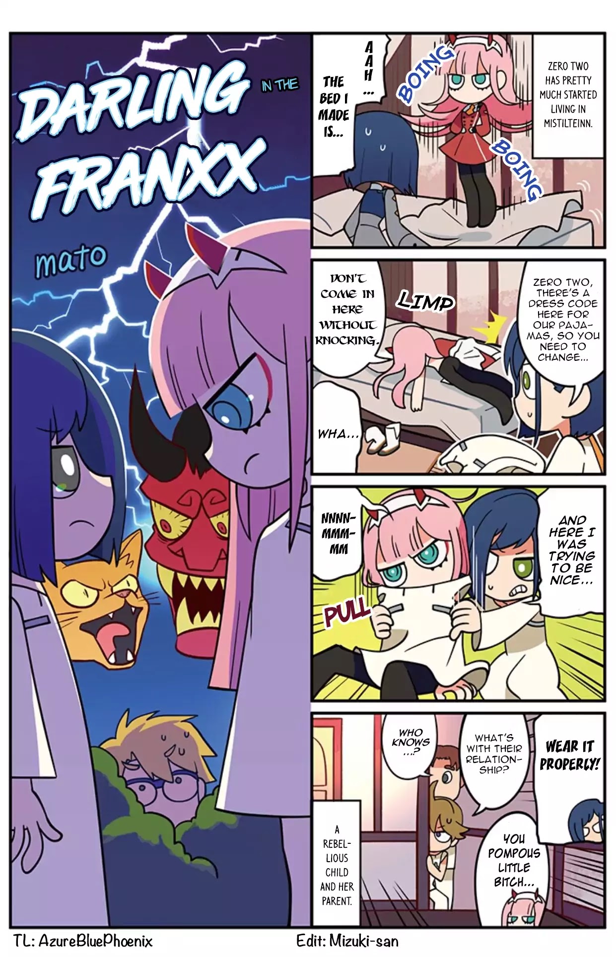 Darling in the FranXX! - 4-koma Chapter 14 page 1 - Chapter 14