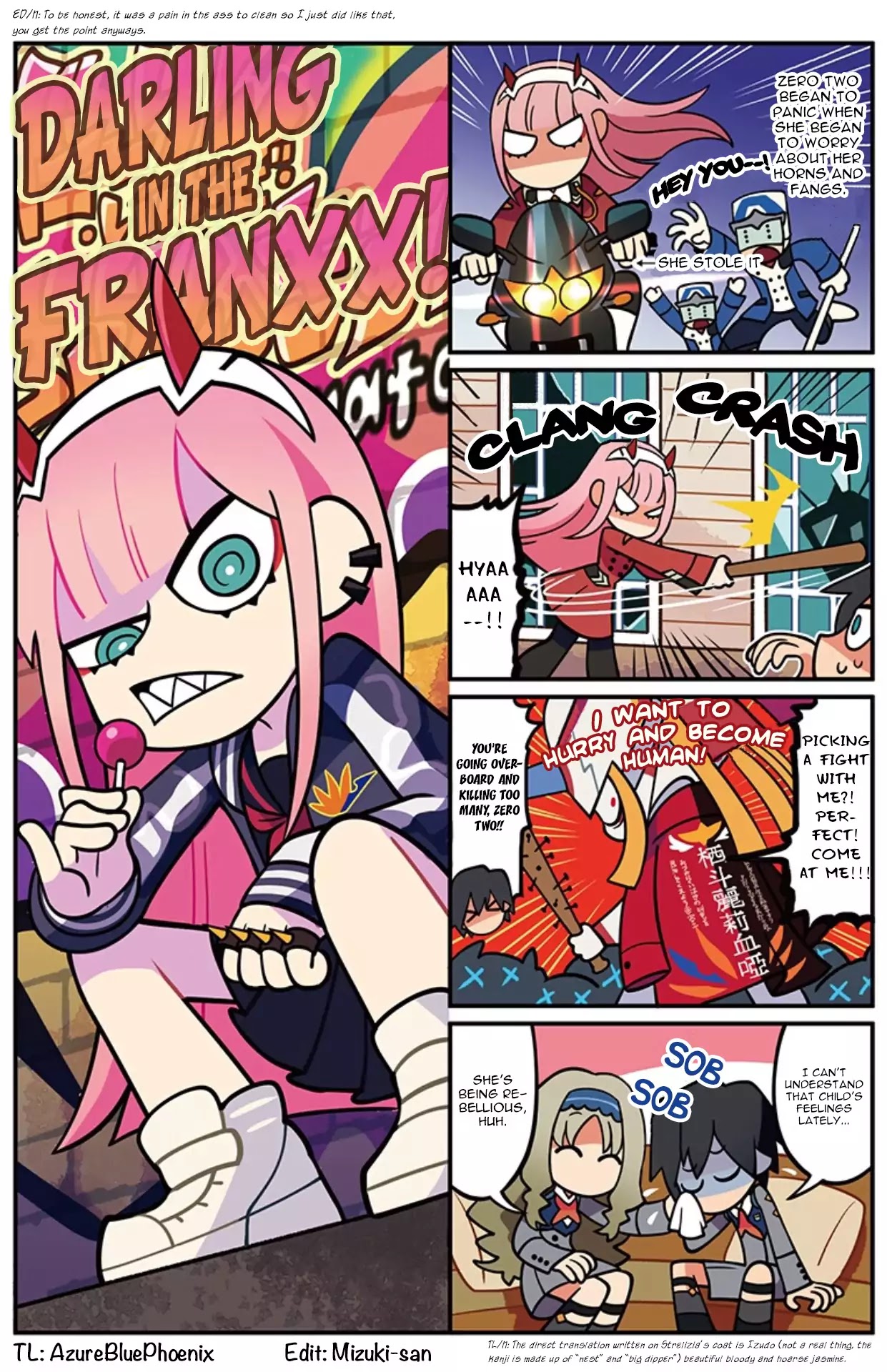 Darling in the FranXX! - 4-koma Chapter 34 page 1 - Chapter 34