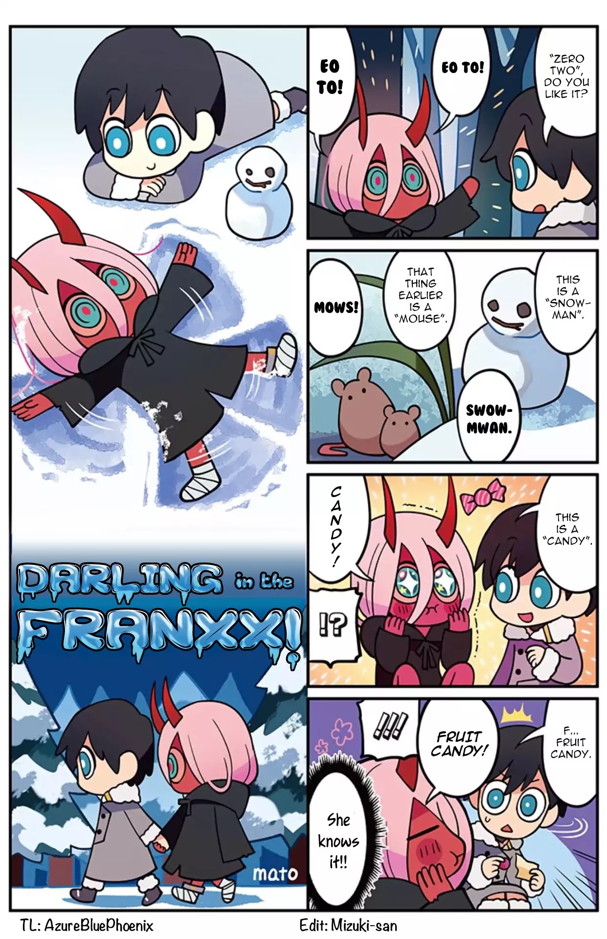 Darling in the FranXX! - 4-koma Chapter 38 page 1 - Chapter 38