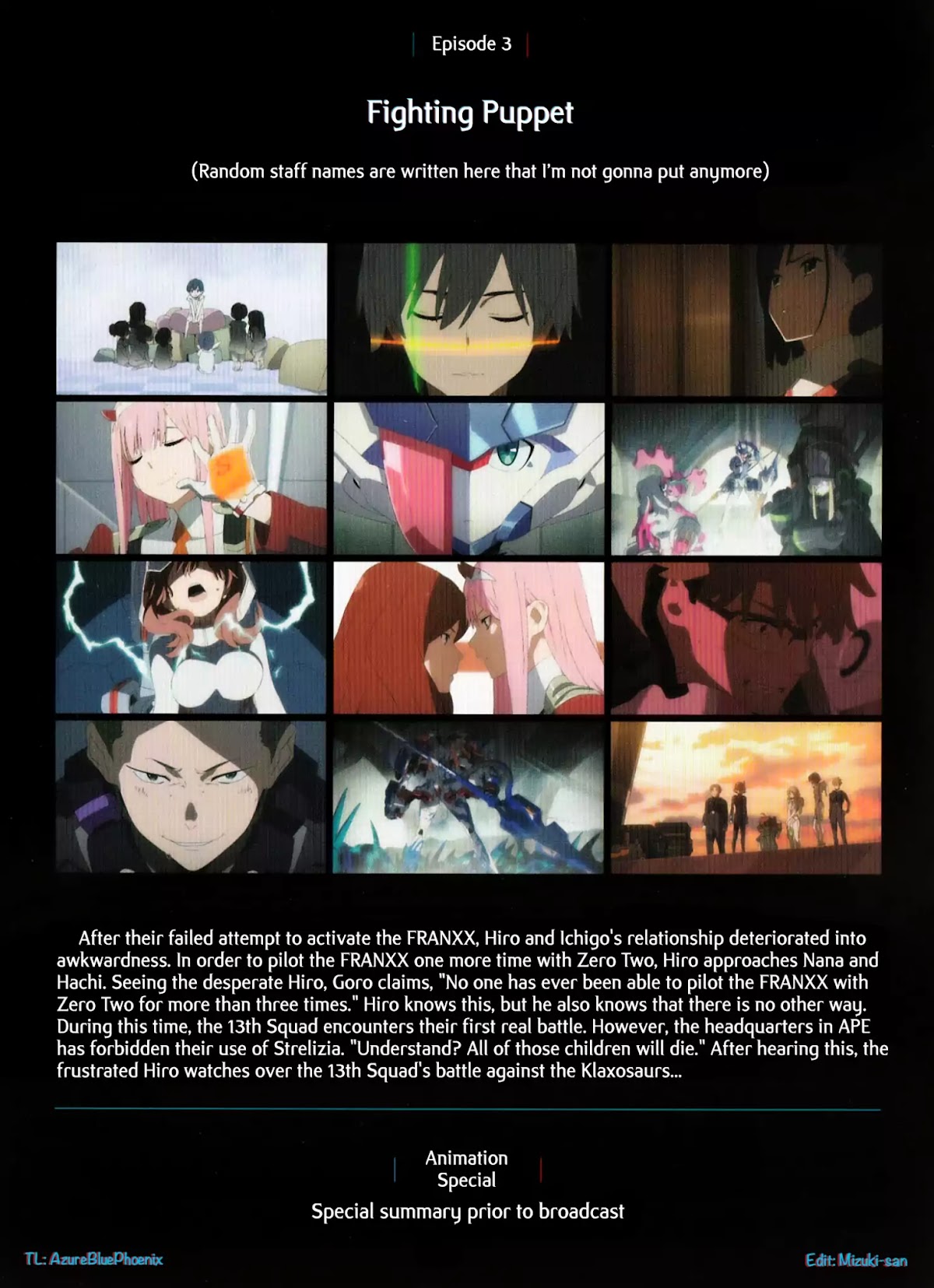 Darling in the FranXX! - 4-koma Chapter 74 page 2 - Chapter 74: BD & DVD Booklet Special 1